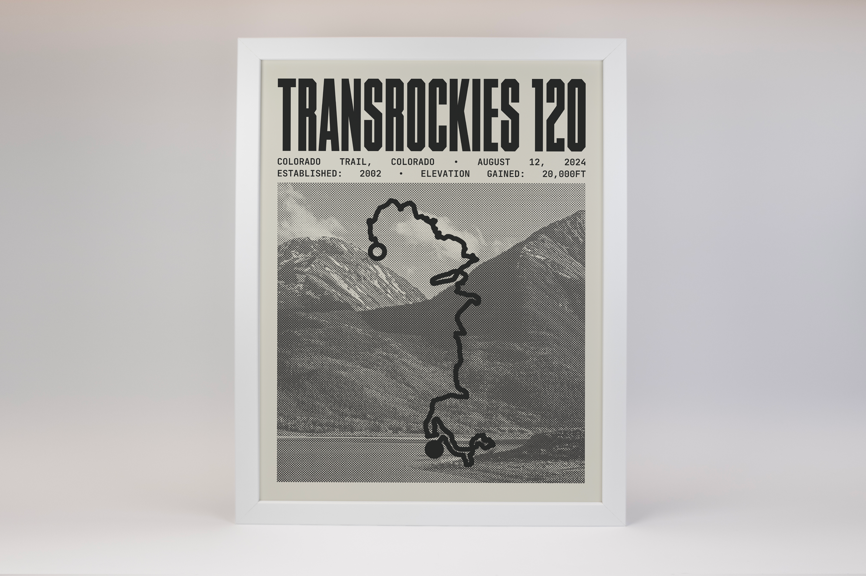 TransRockies 120 Endurance Run Poster