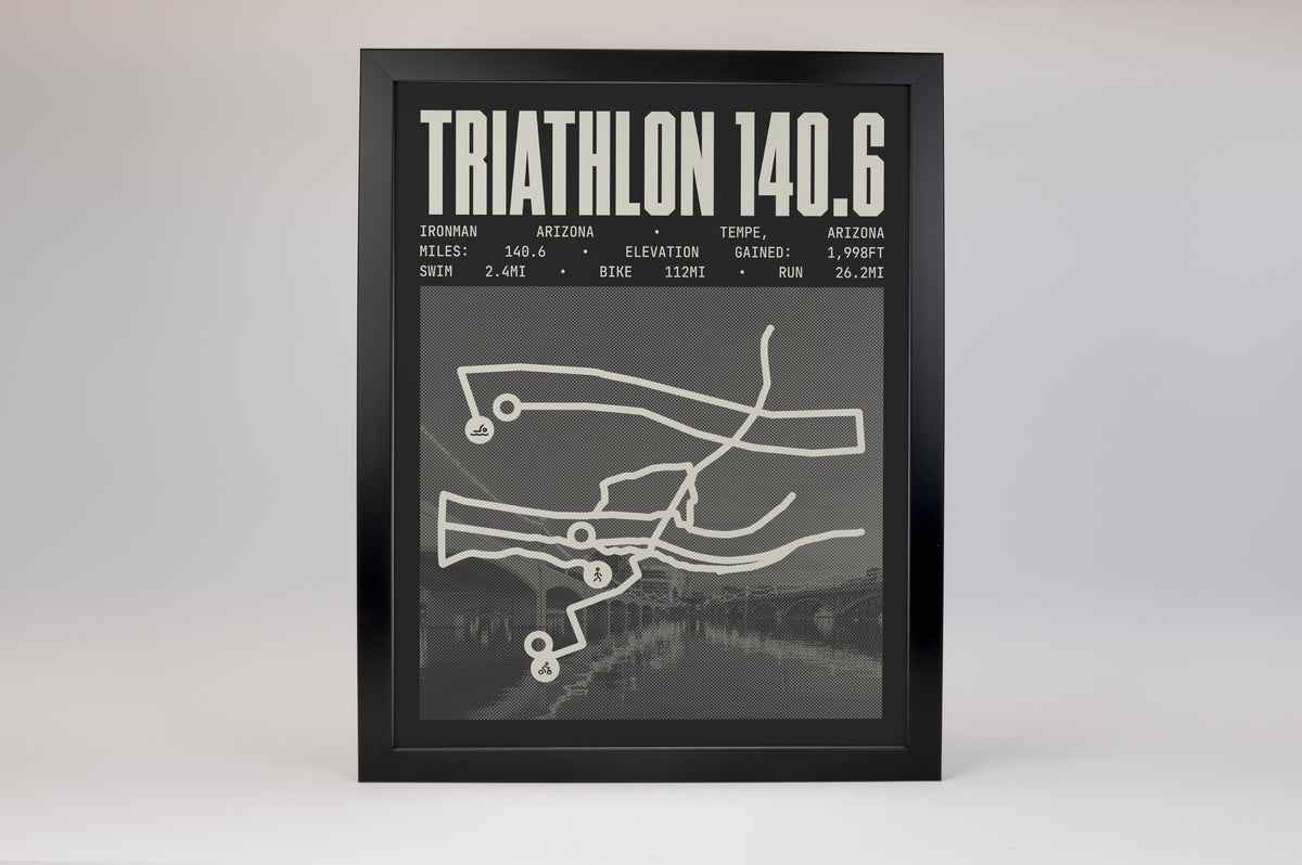 Ironman 140.6 Arizona Poster