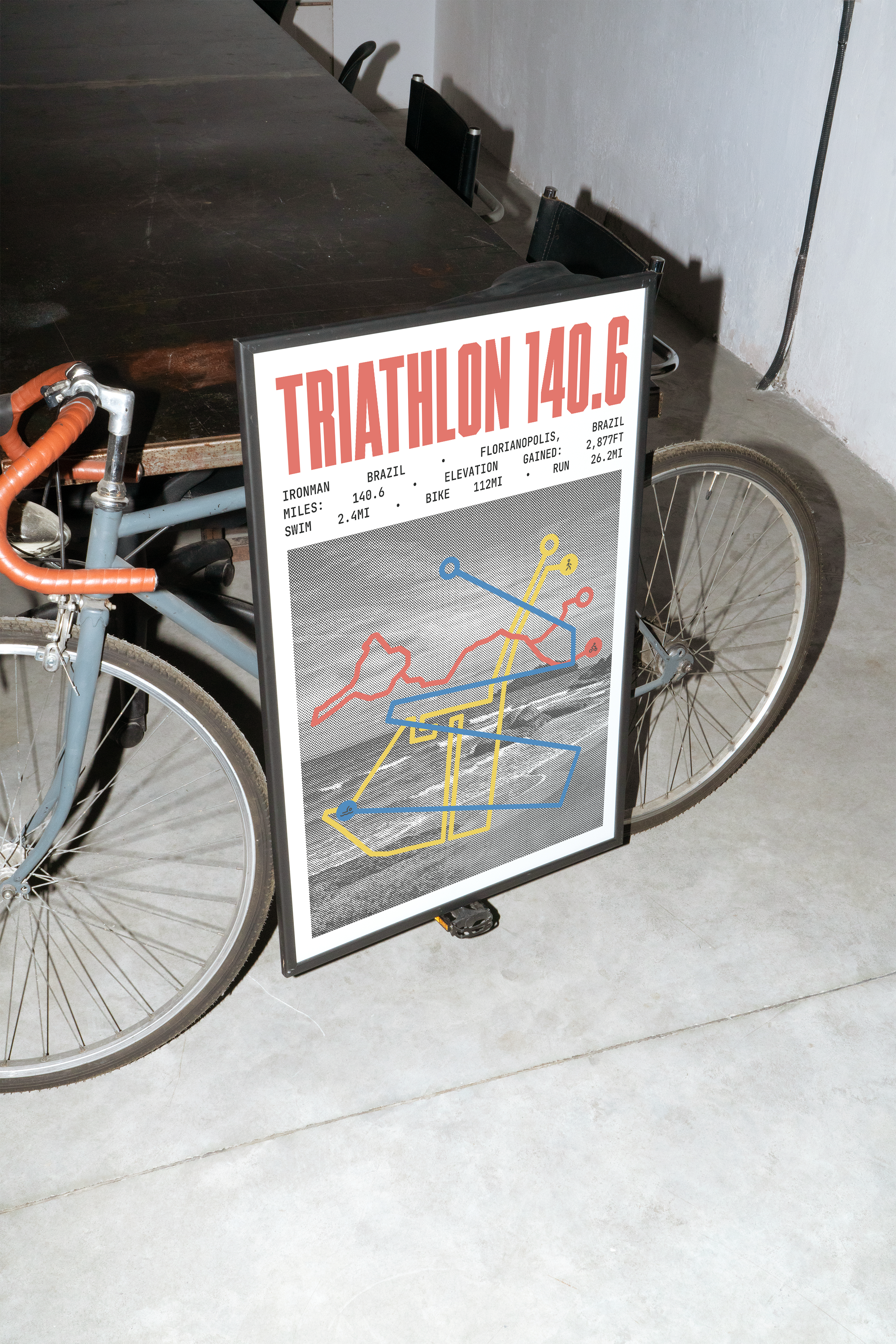 Ironman 140.6 Brazil Poster