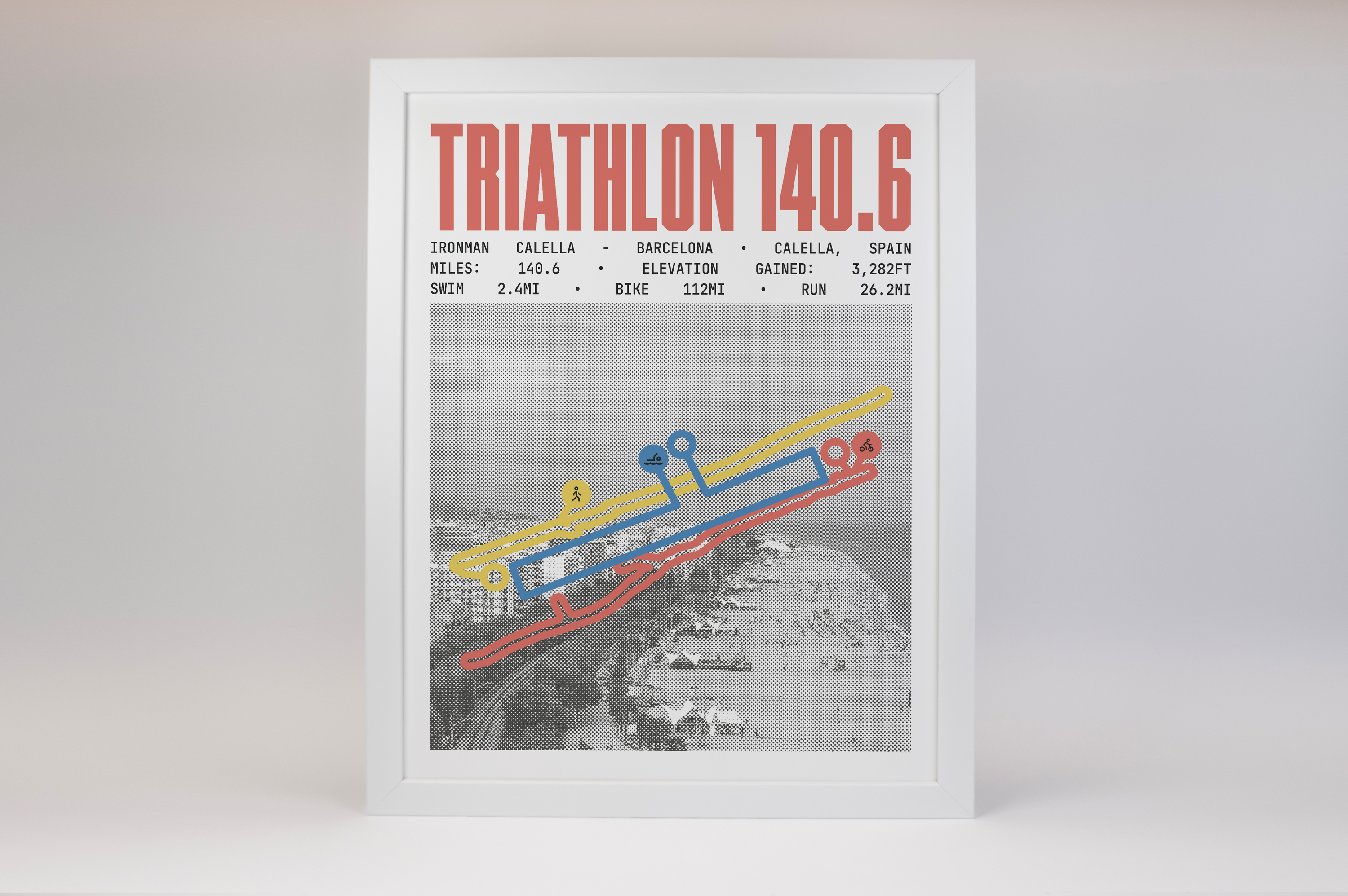 Ironman 140.6 Calella - Barcelona Poster