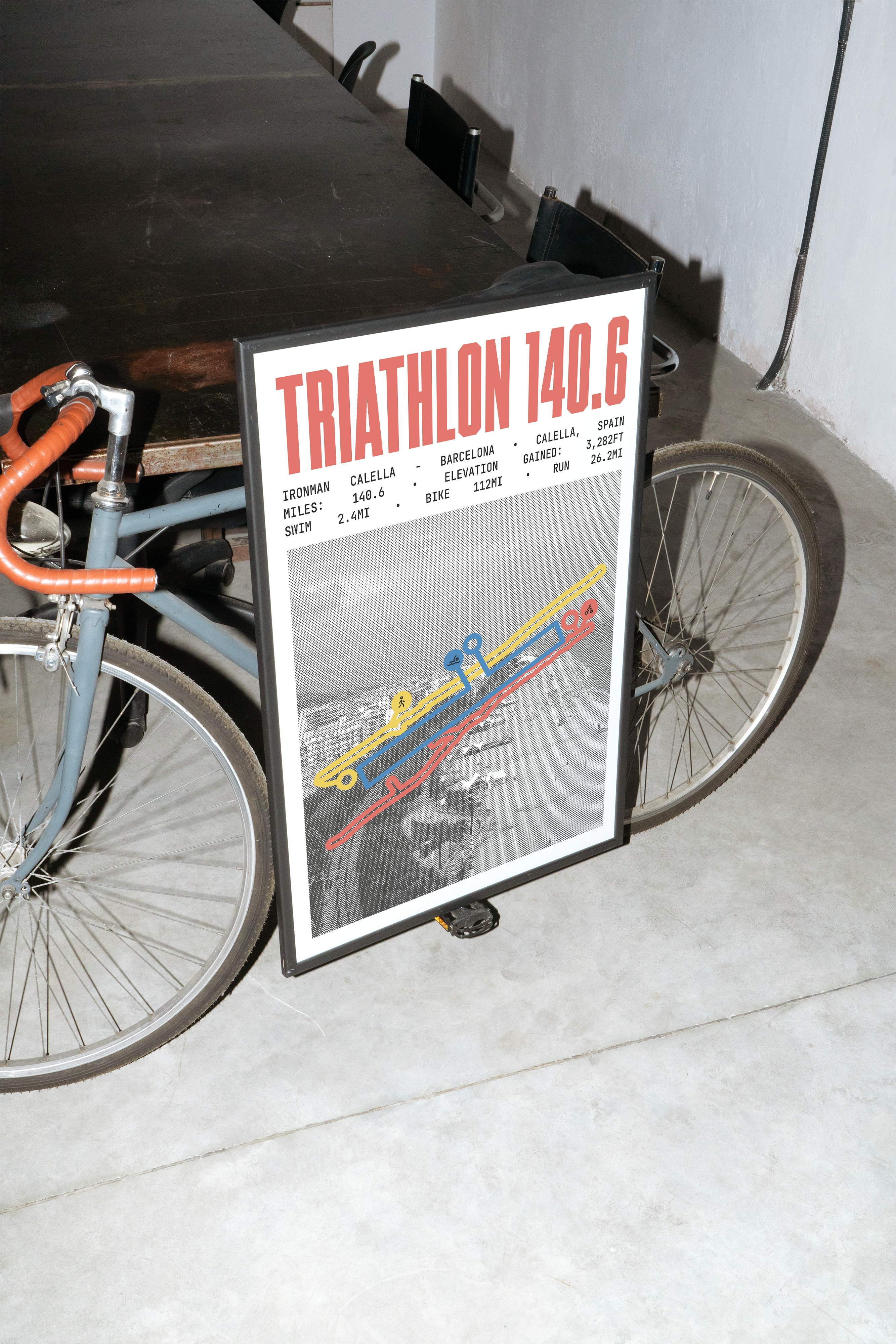 Ironman 140.6 Calella - Barcelona Poster
