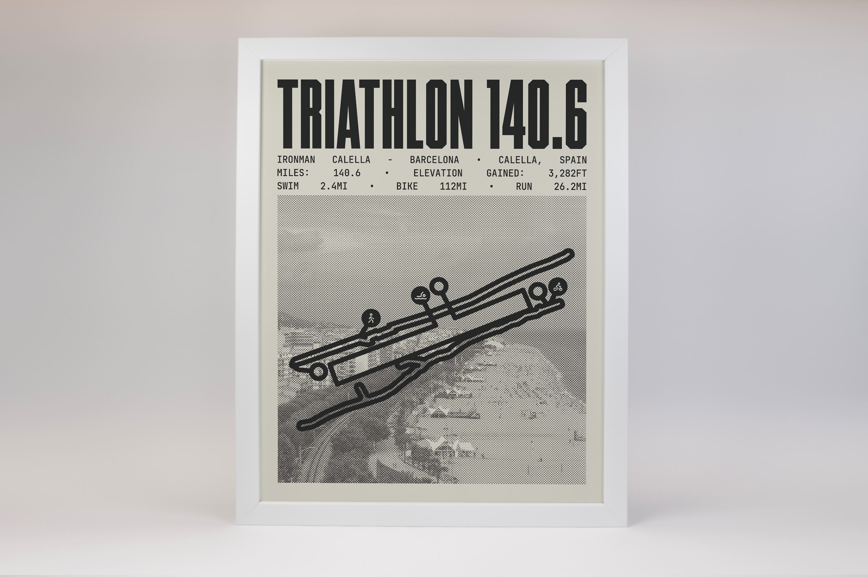 Ironman 140.6 Calella - Barcelona Poster