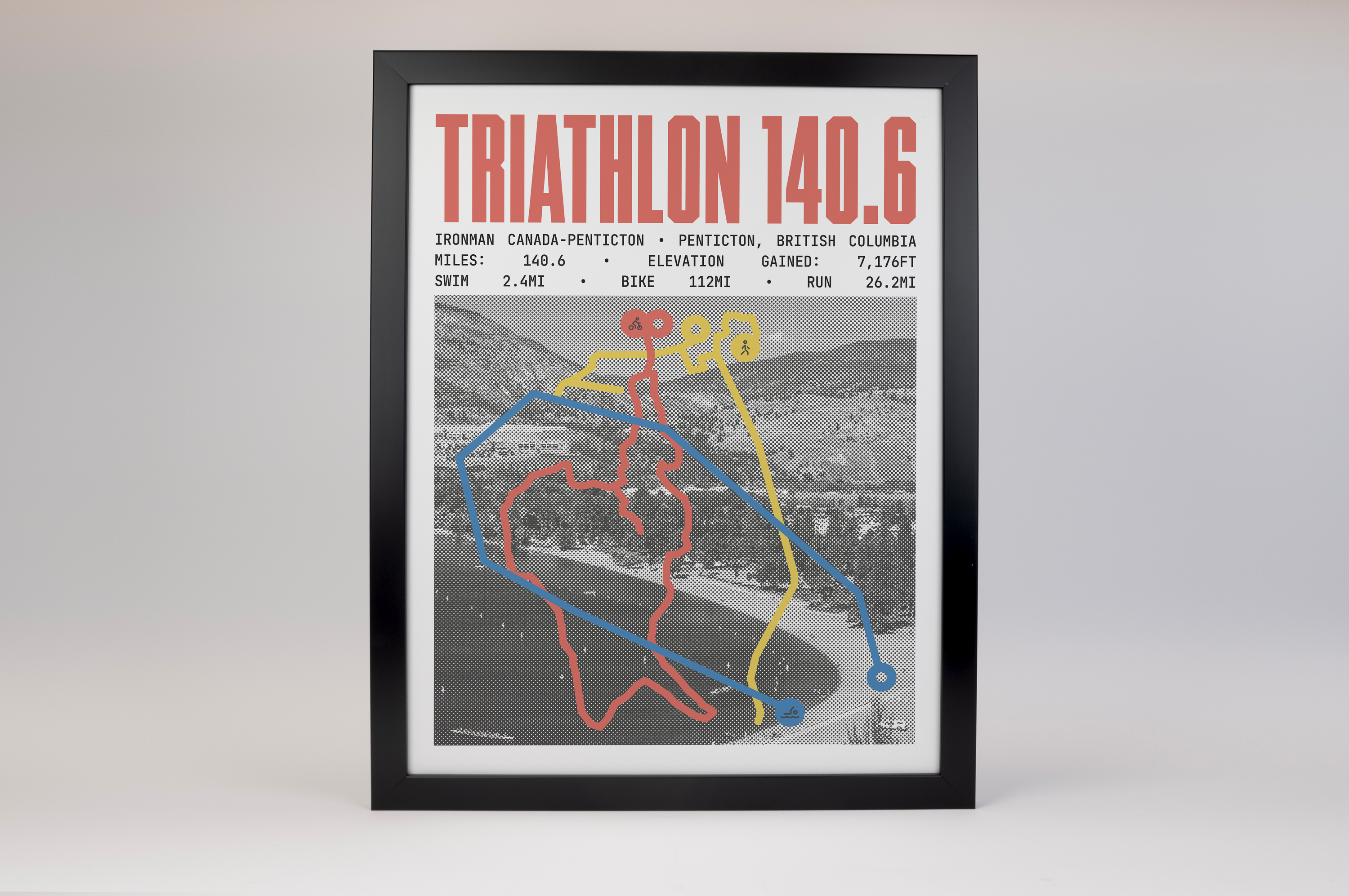 Ironman 140.6 Canada-Penticton Poster