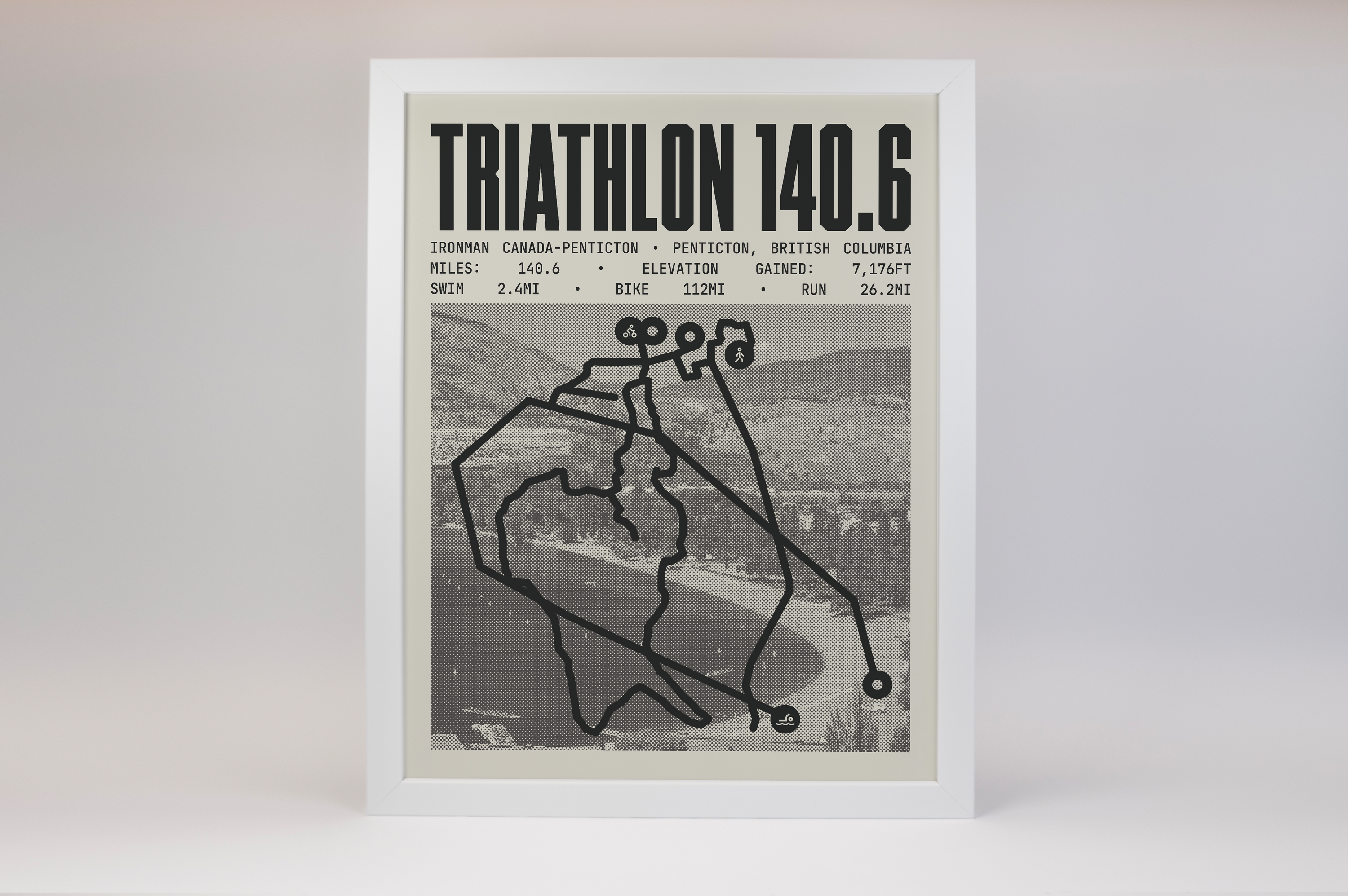 Ironman 140.6 Canada-Penticton Poster