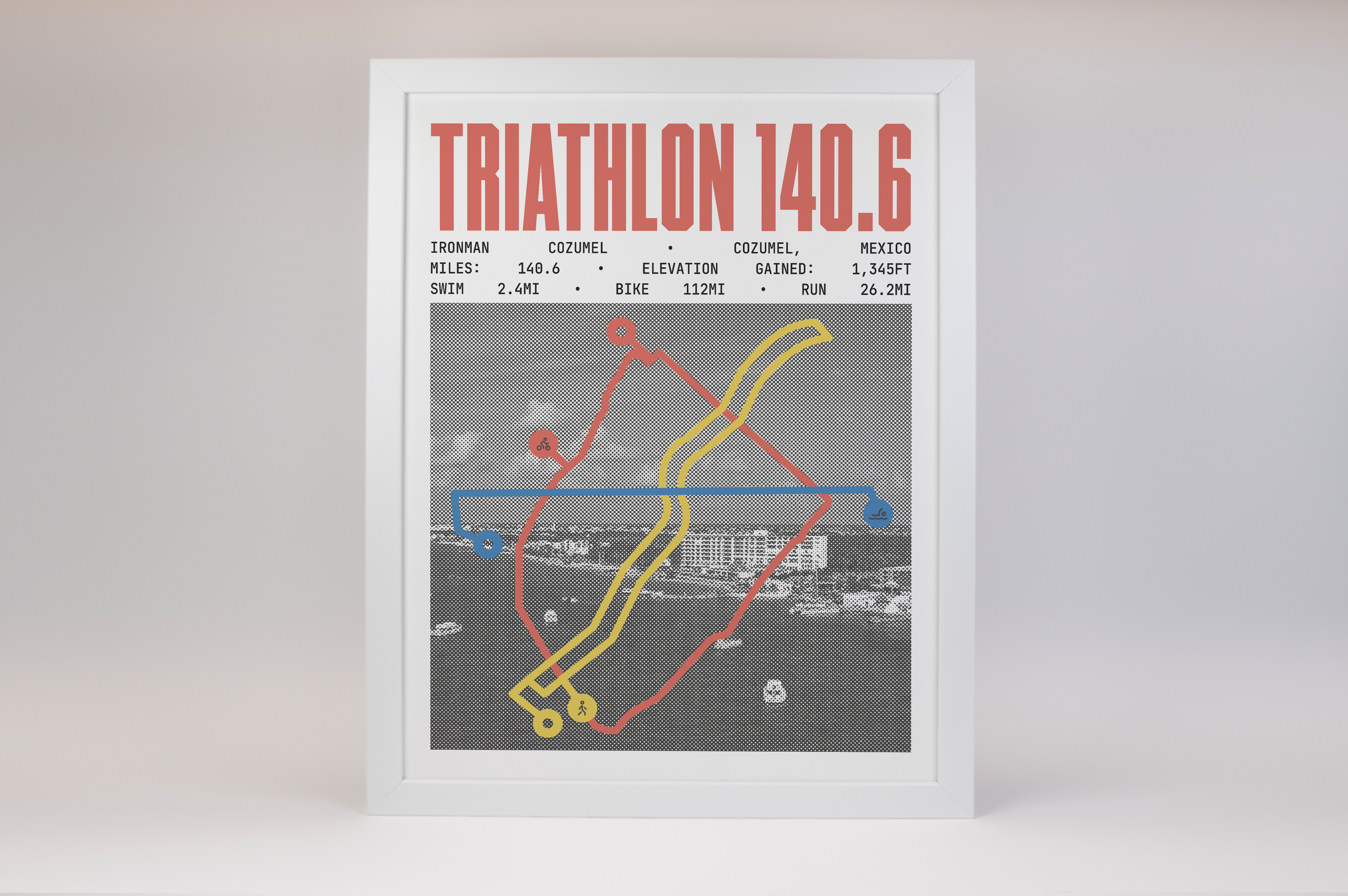 Ironman 140.6 Cozumel Poster