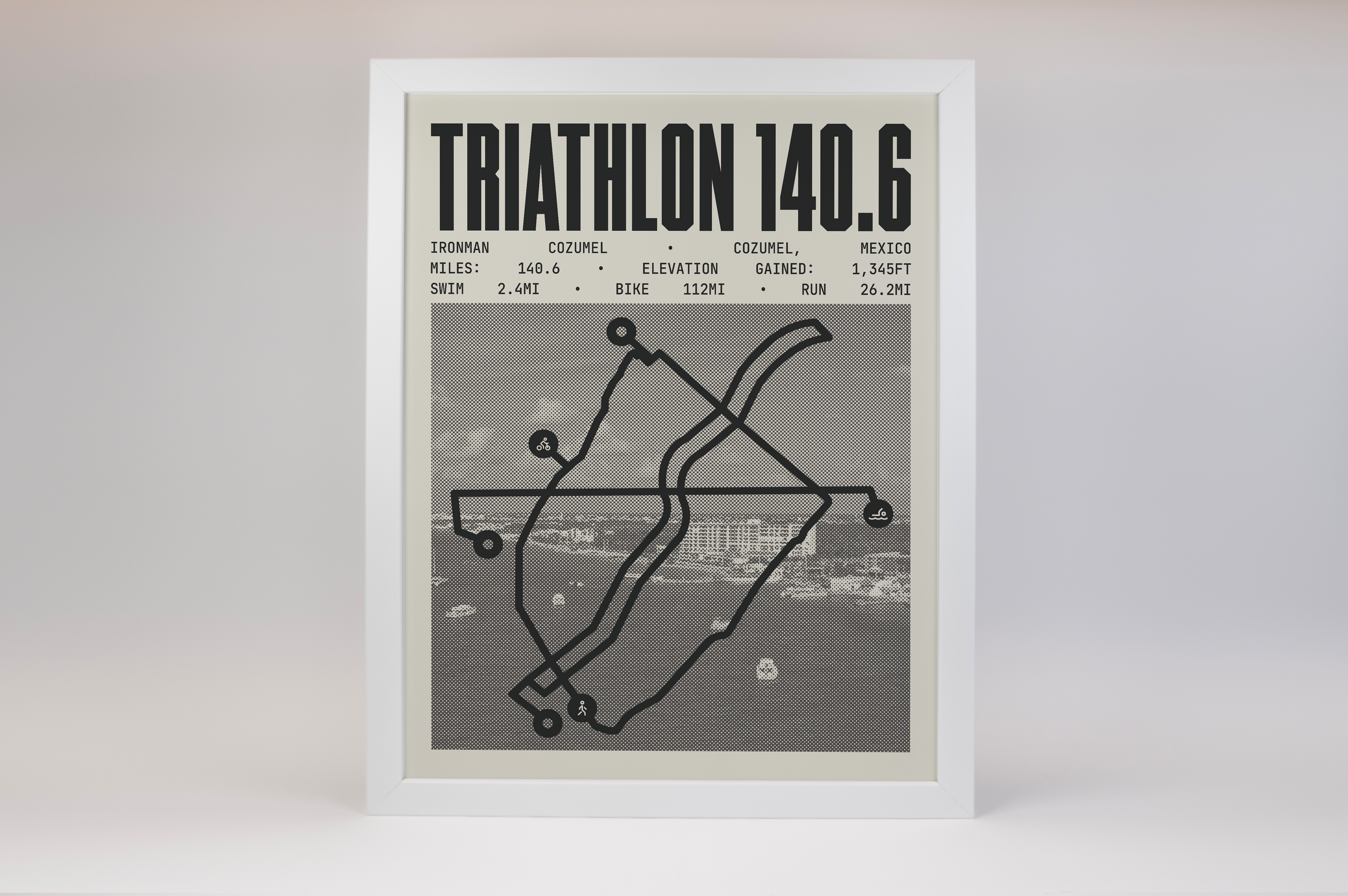 Ironman 140.6 Cozumel Poster