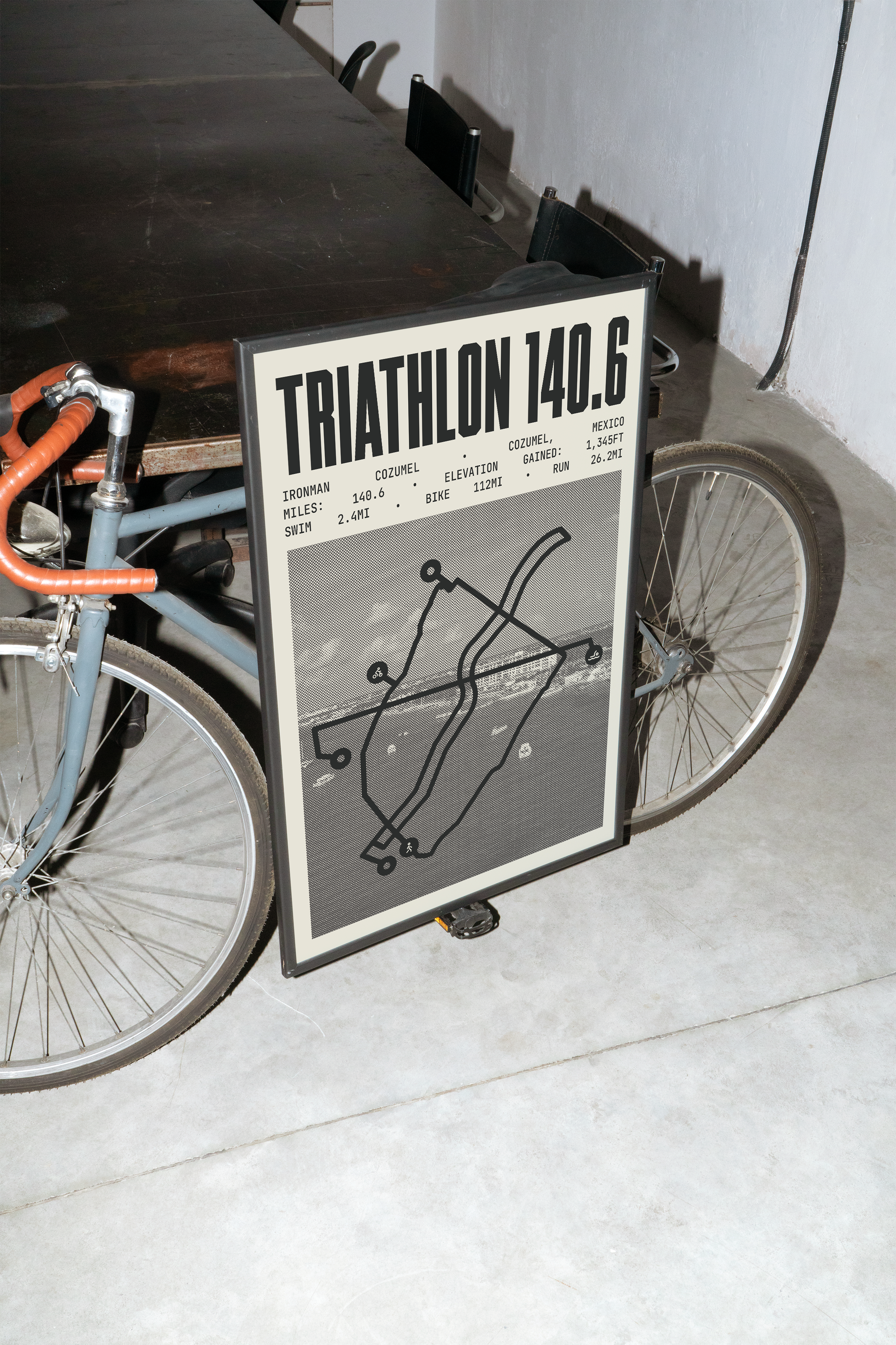 Ironman 140.6 Cozumel Poster