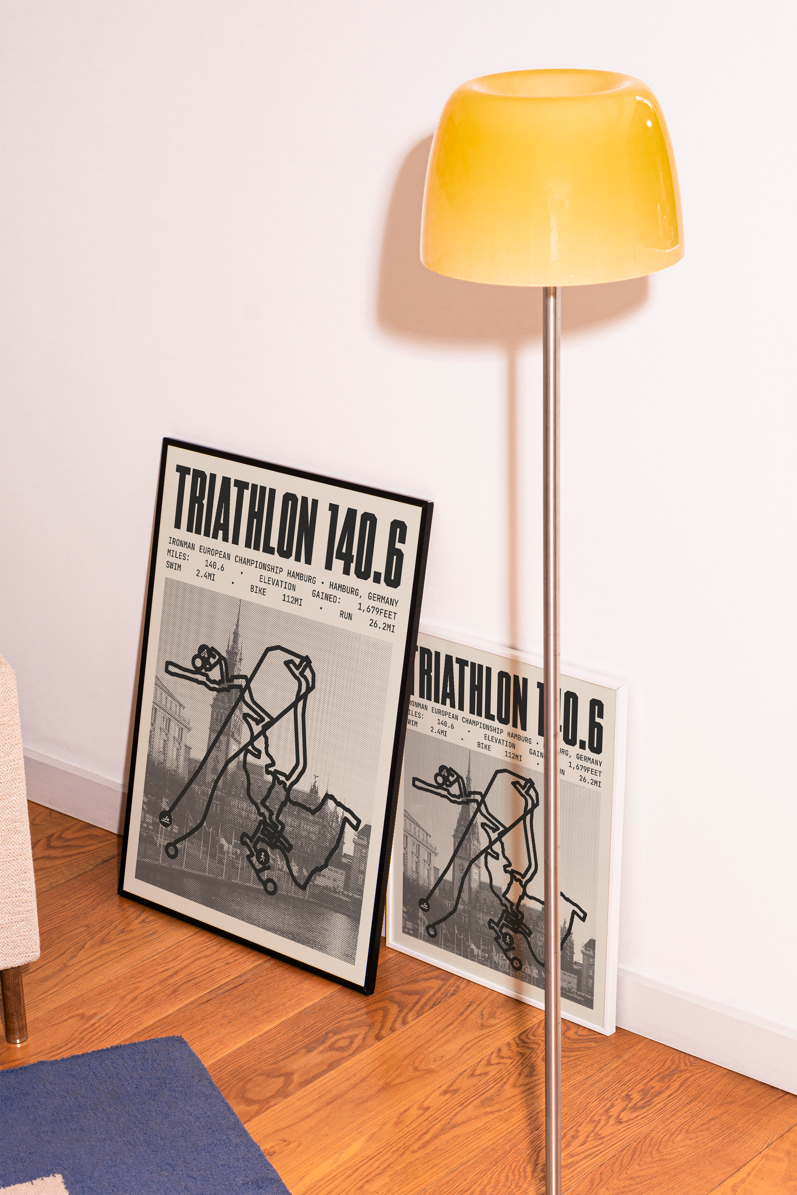 Ironman 140.6 European Championship Hamburg Poster