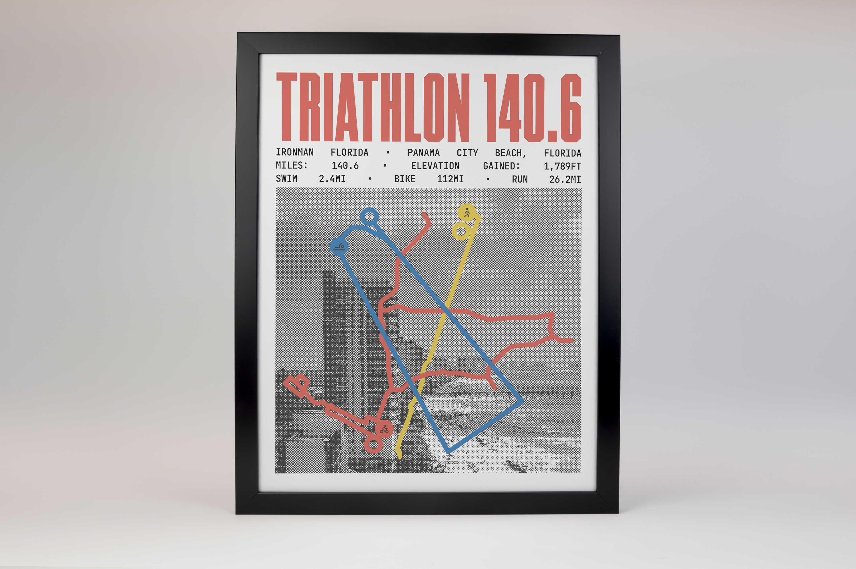 Ironman 140.6 Florida Poster