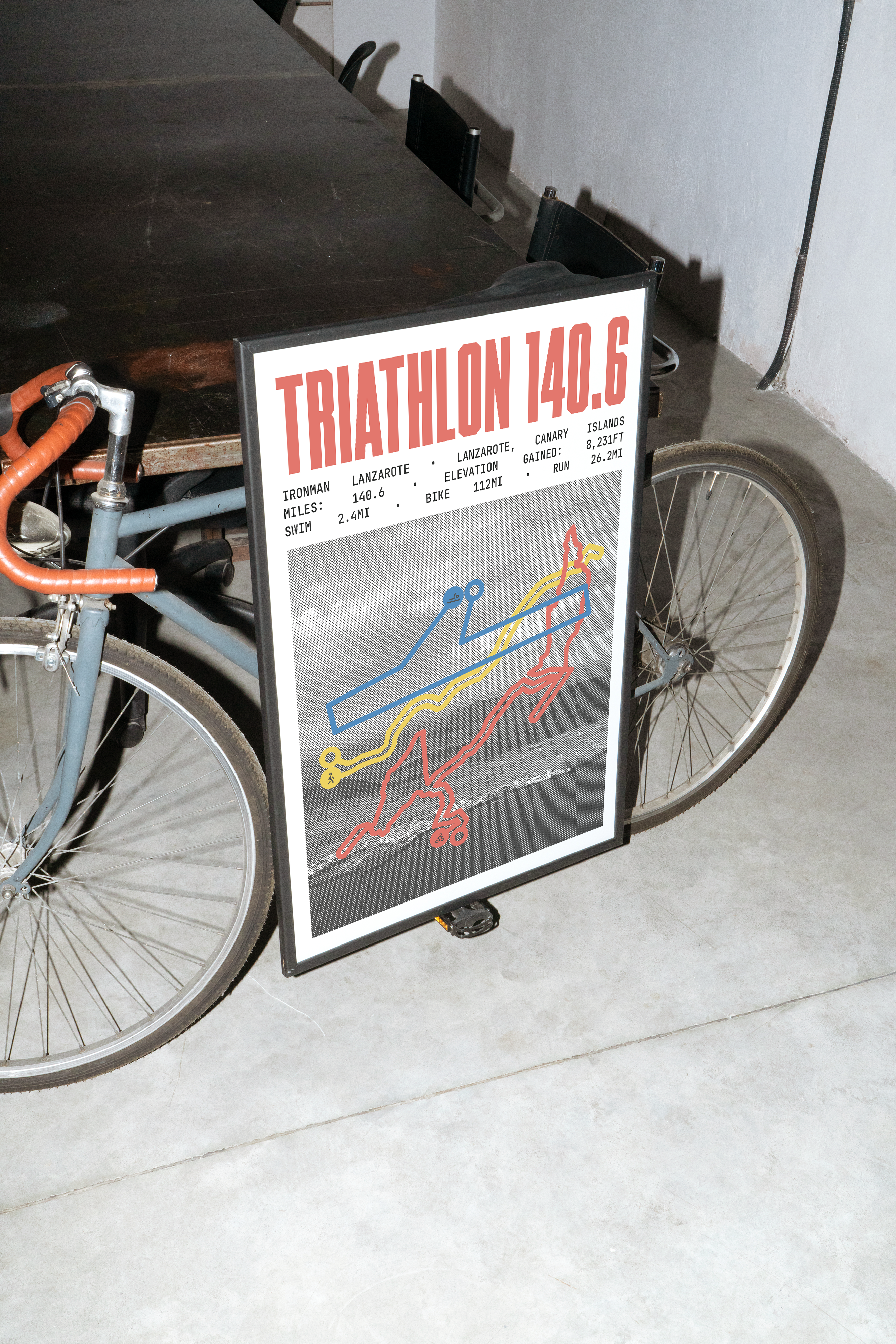 Ironman 140.6 Lanzarote Poster