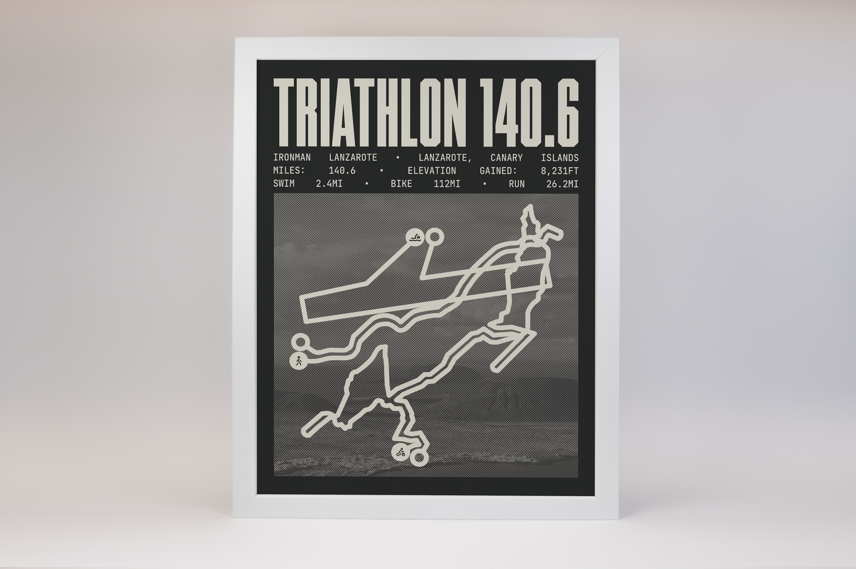 Ironman 140.6 Lanzarote Poster