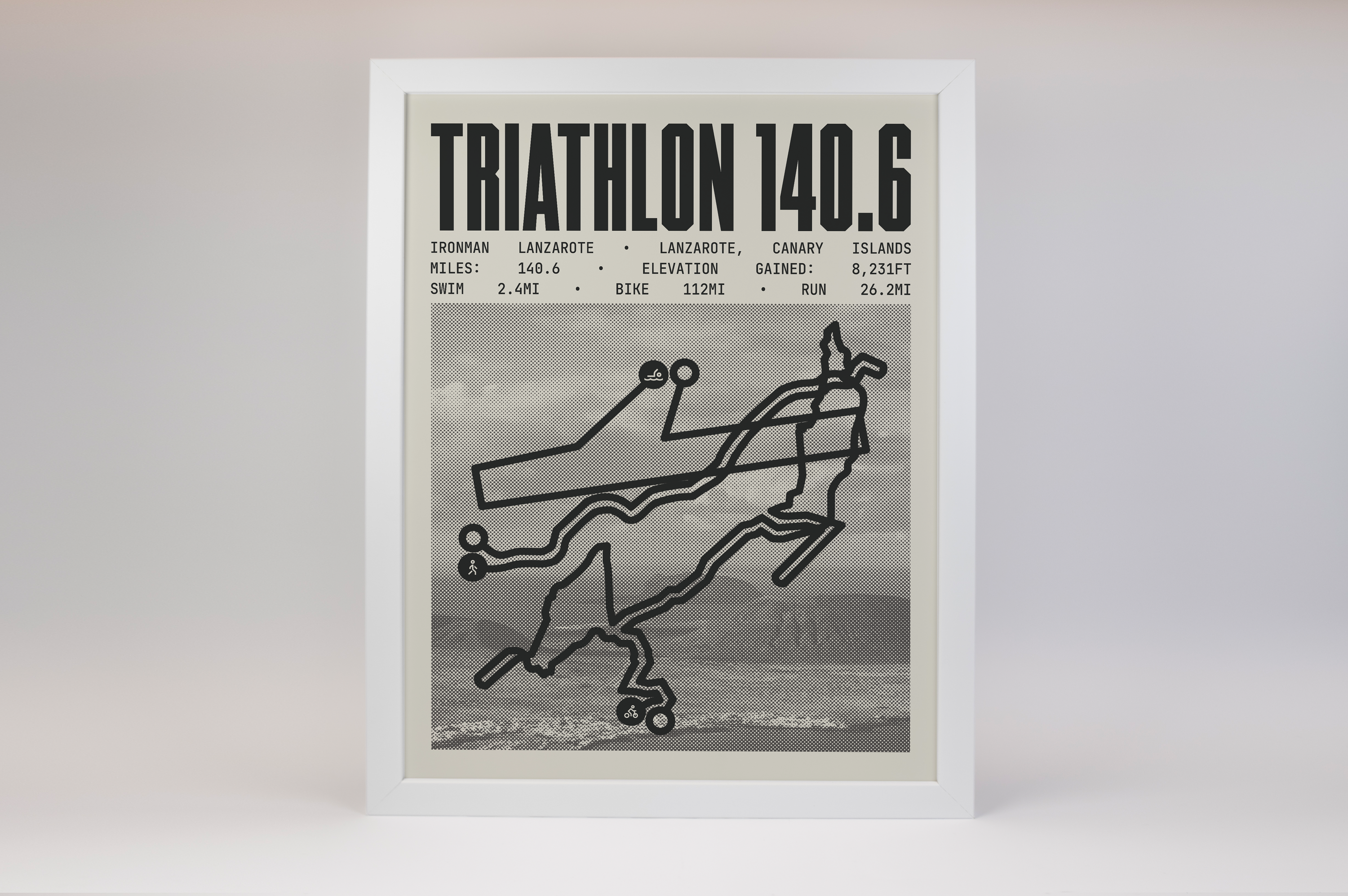Ironman 140.6 Lanzarote Poster