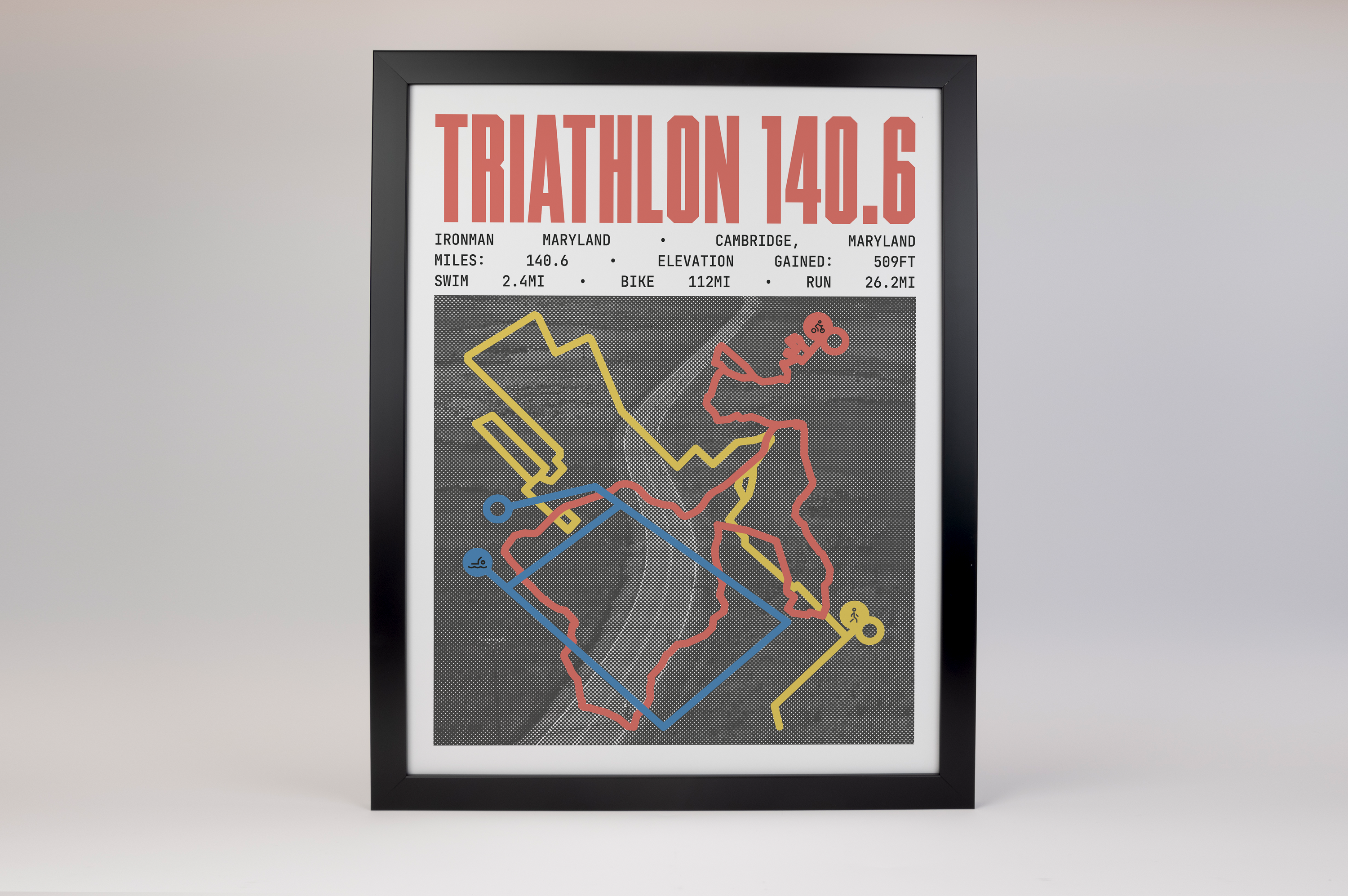 Ironman 140.6 Maryland Poster
