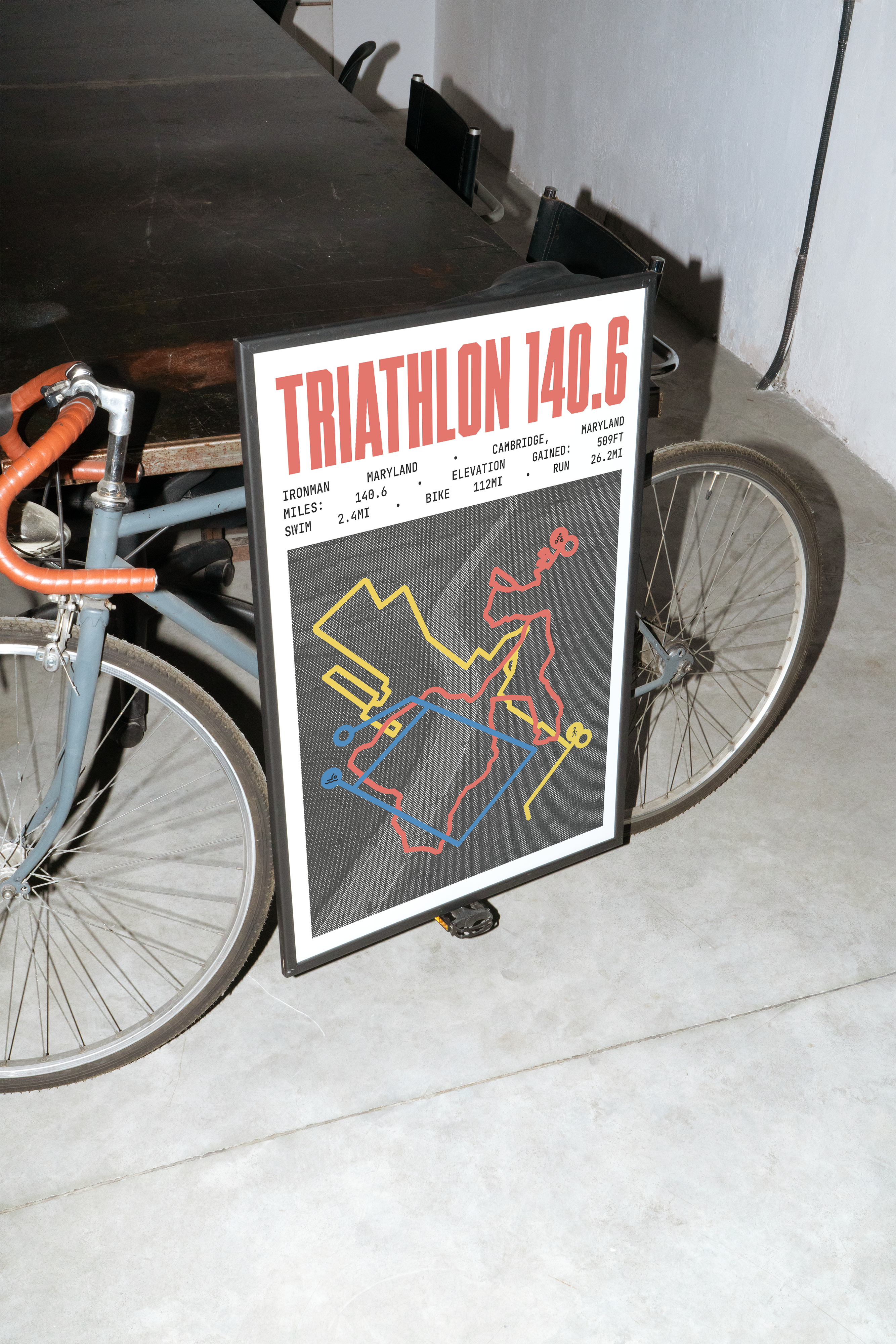 Ironman 140.6 Maryland Poster