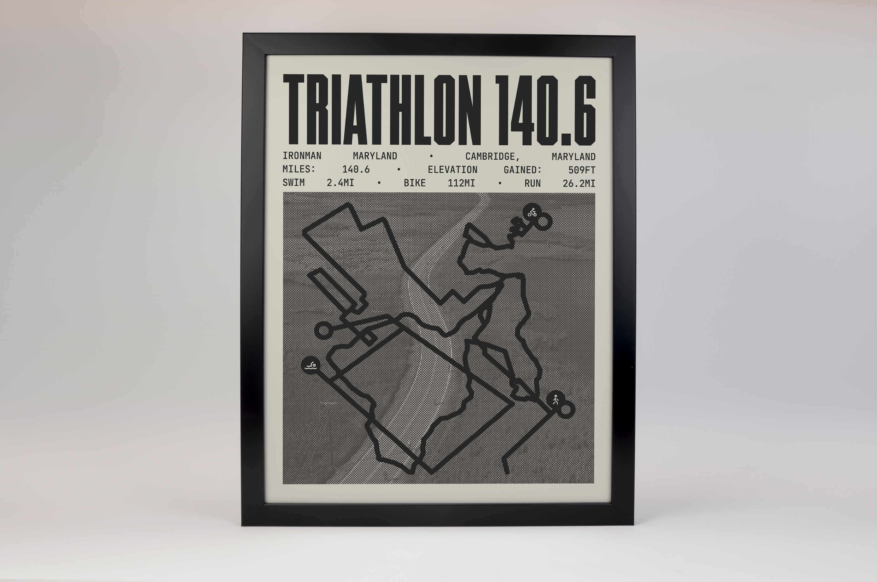 Ironman 140.6 Maryland Poster
