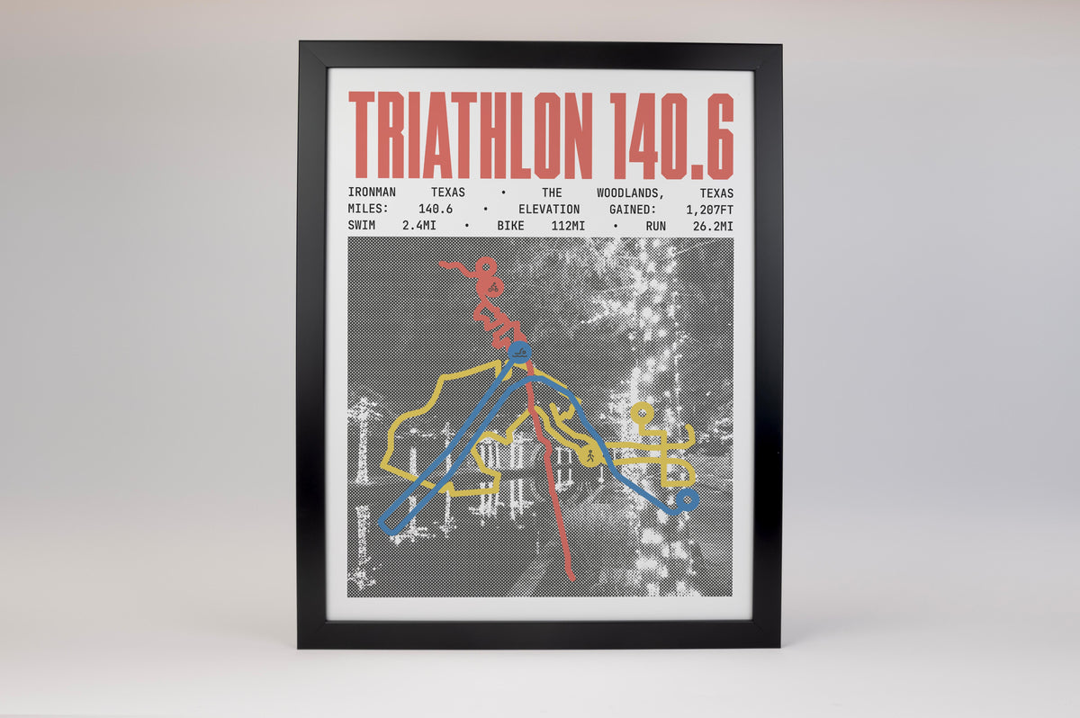 Ironman 140.6 Texas Poster
