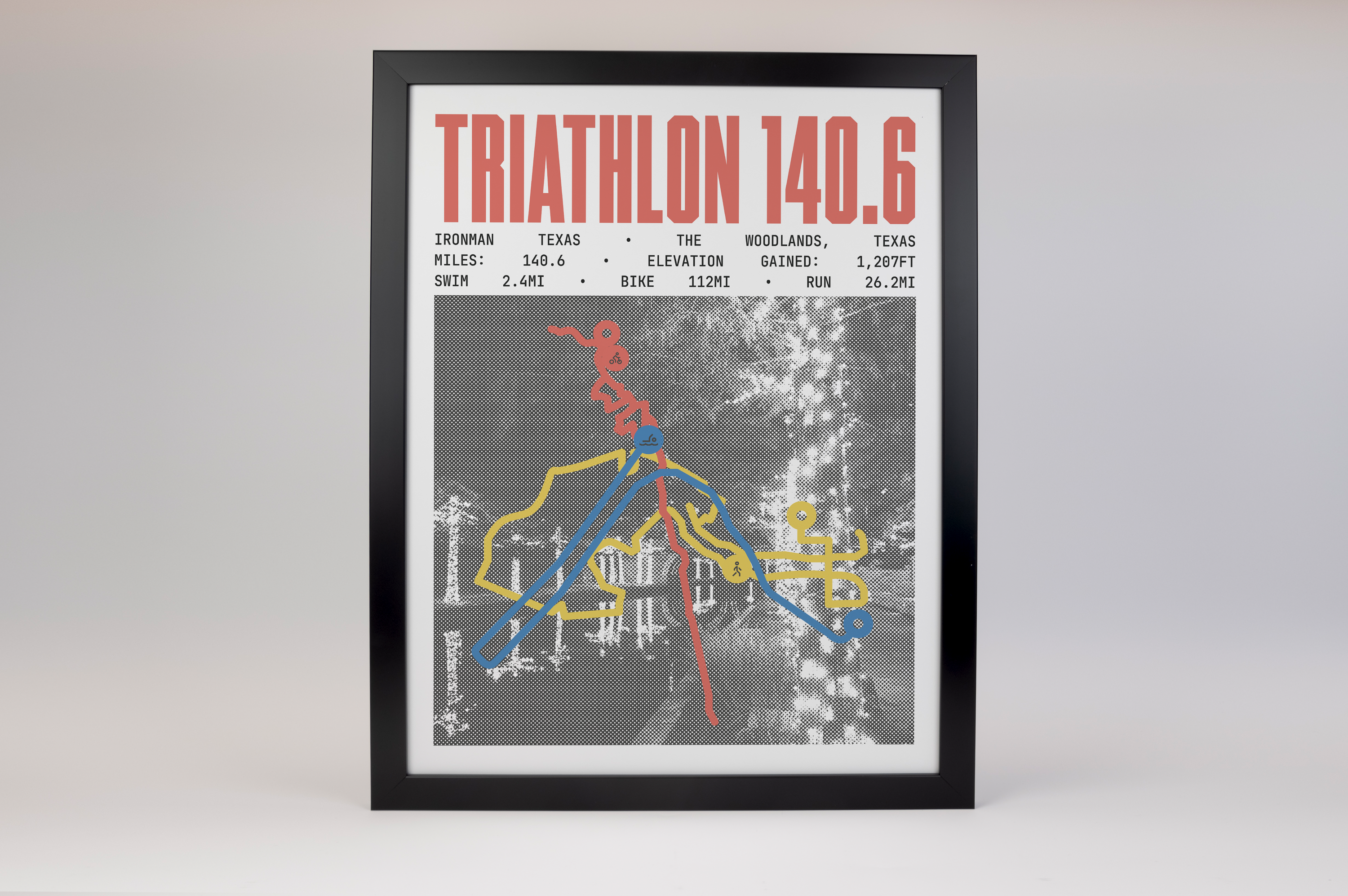 Ironman 140.6 Texas Poster