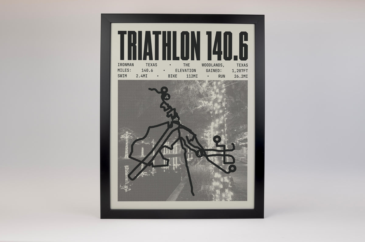 Ironman 140.6 Texas Poster