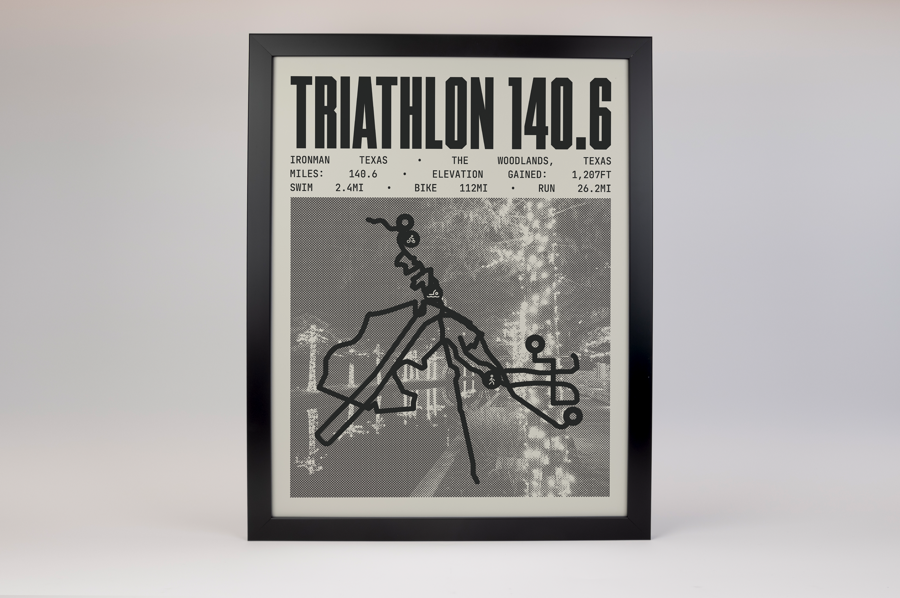 Ironman 140.6 Texas Poster