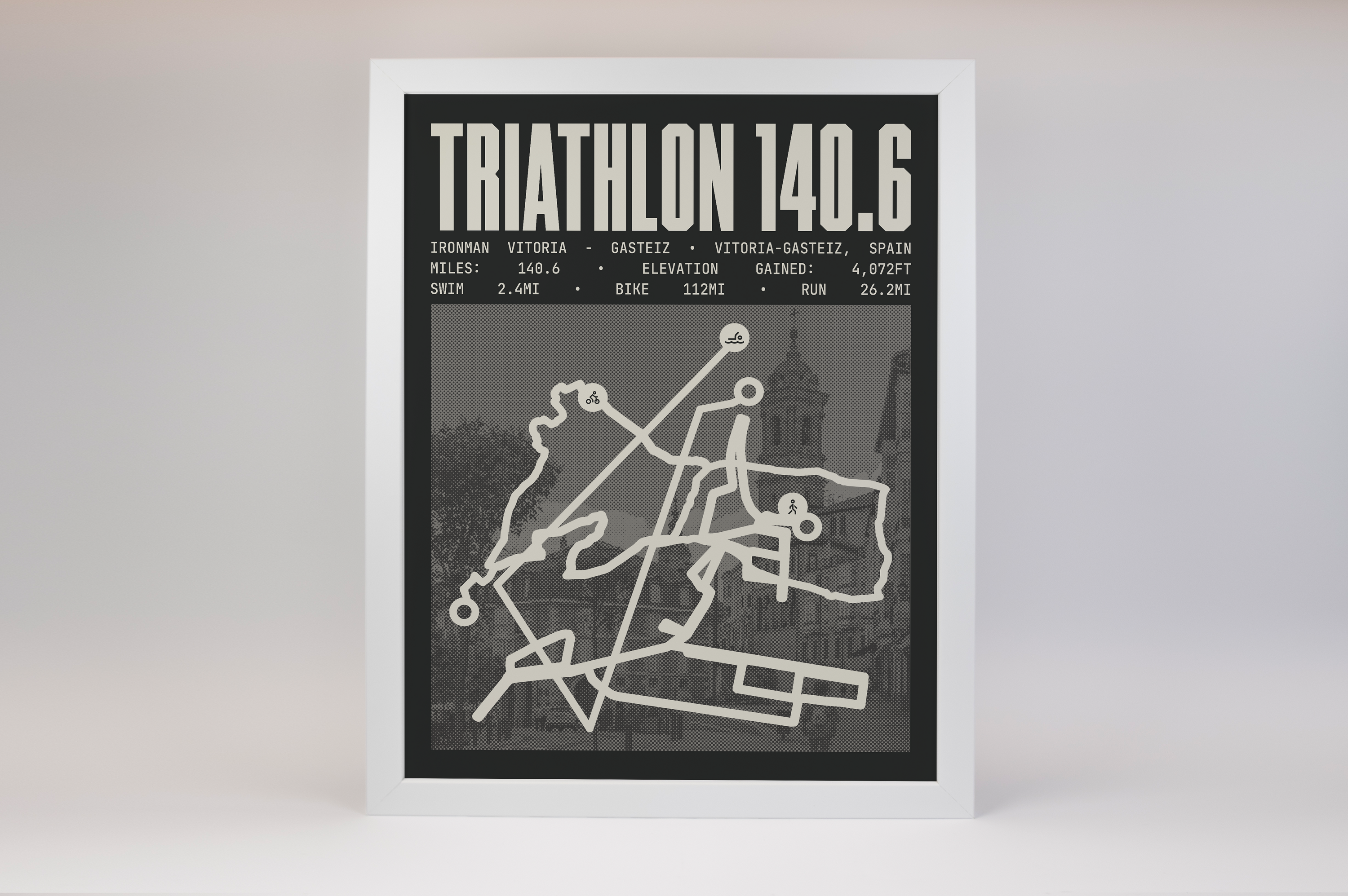Ironman 140.6 Vitoria - Gasteiz Poster