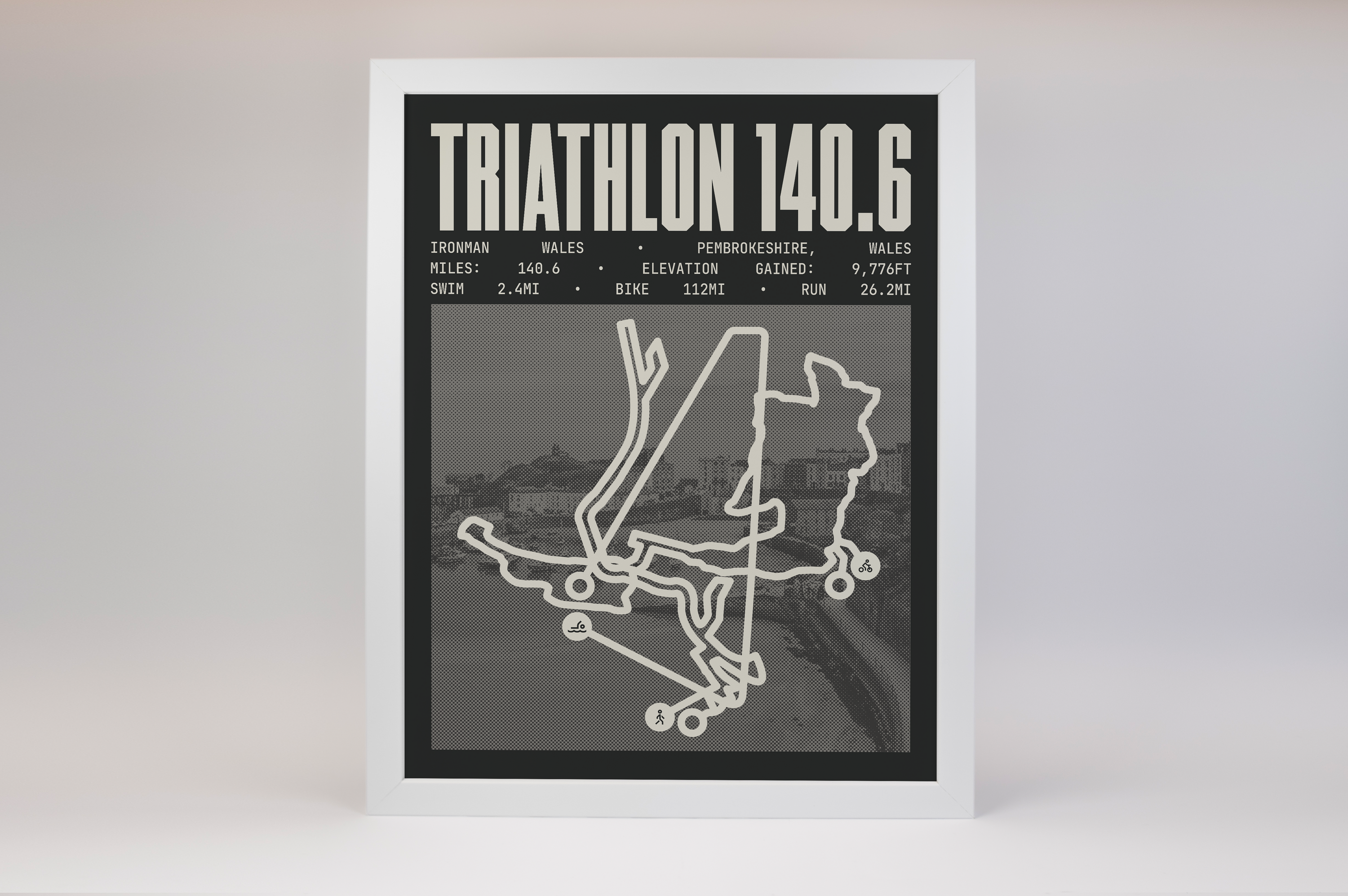 Ironman 140.6 Wales Poster