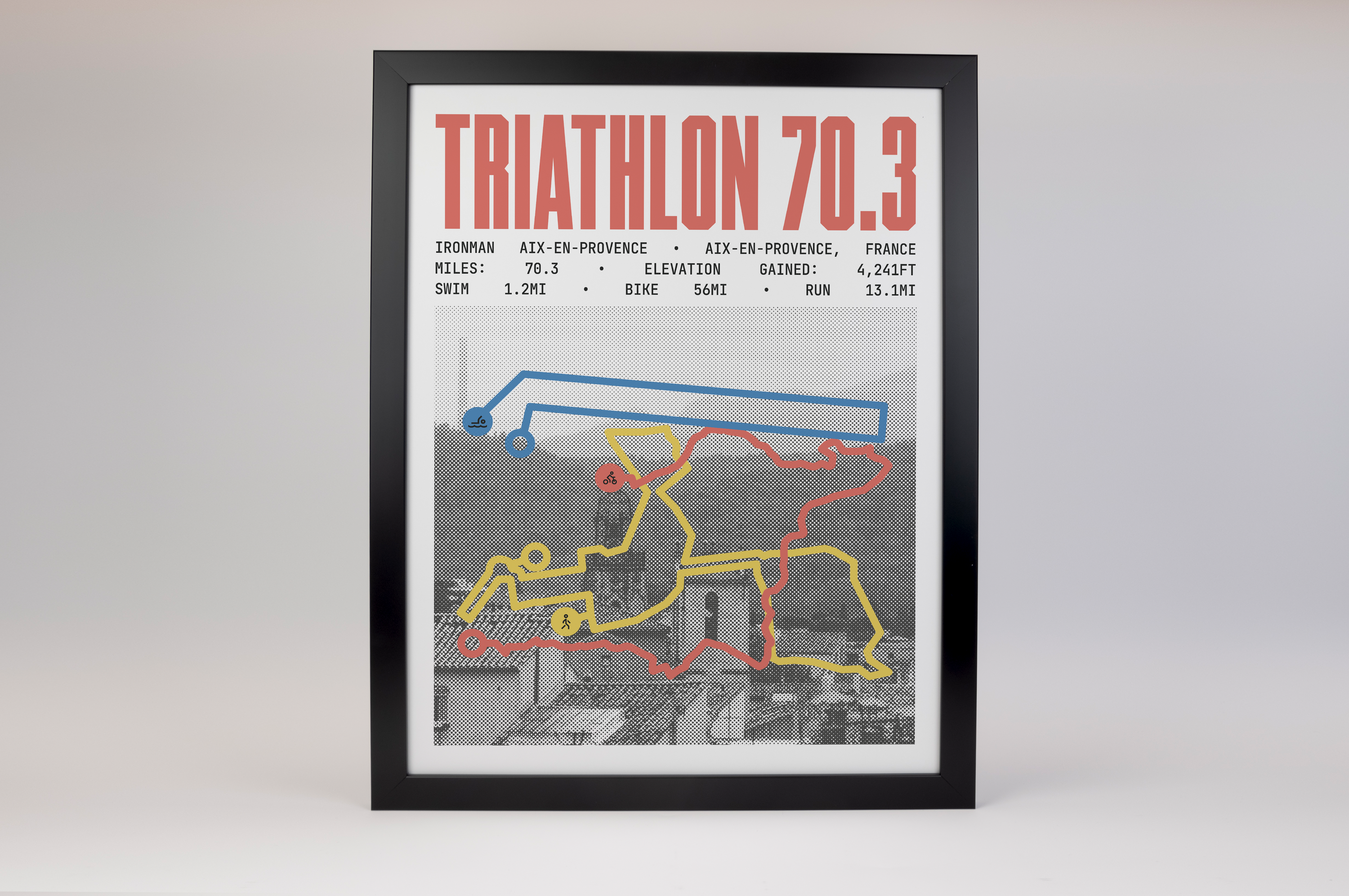 Ironman 70.3 Aix-en-Provence Poster