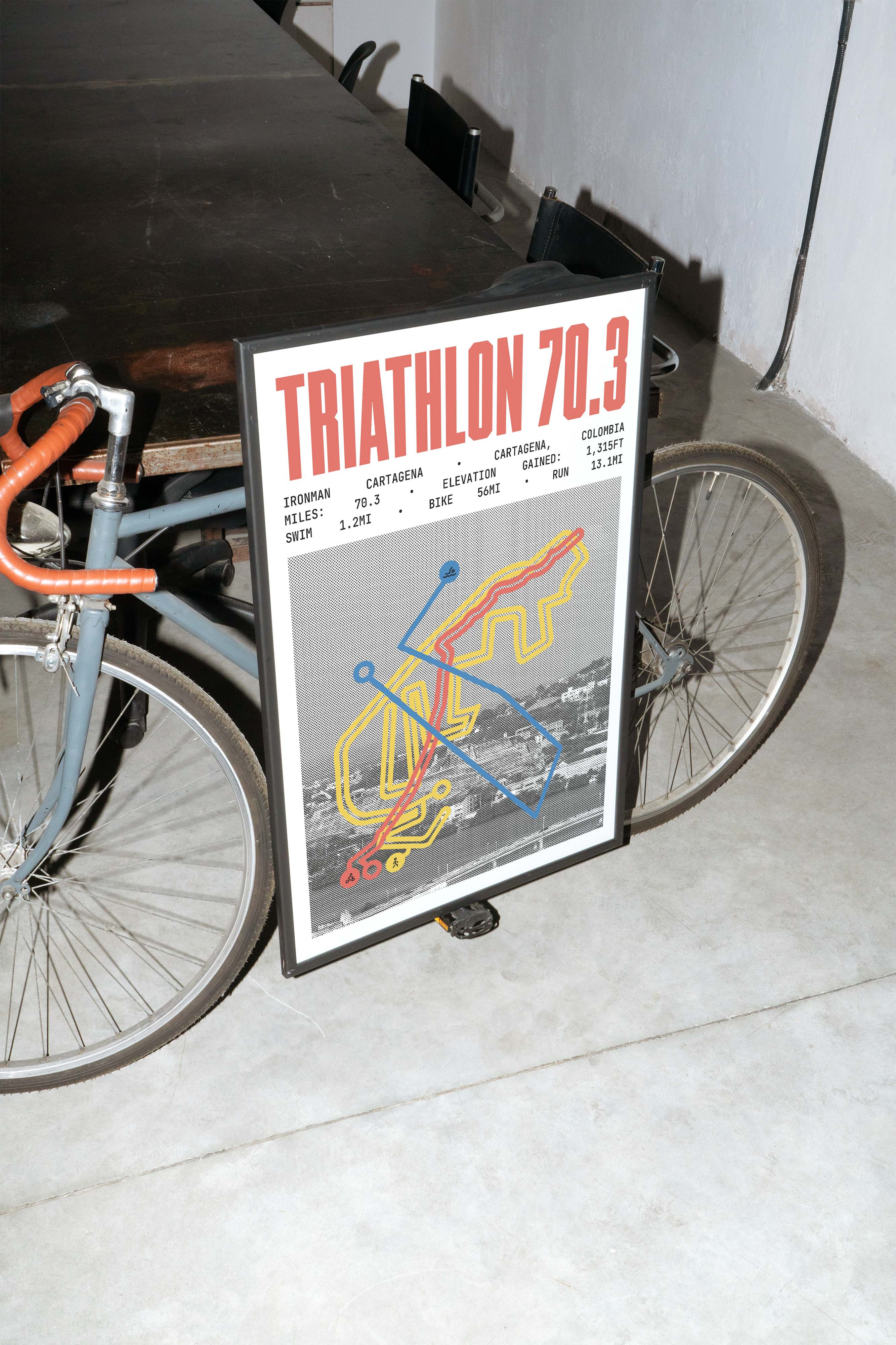 Ironman 70.3 Cartagena Poster
