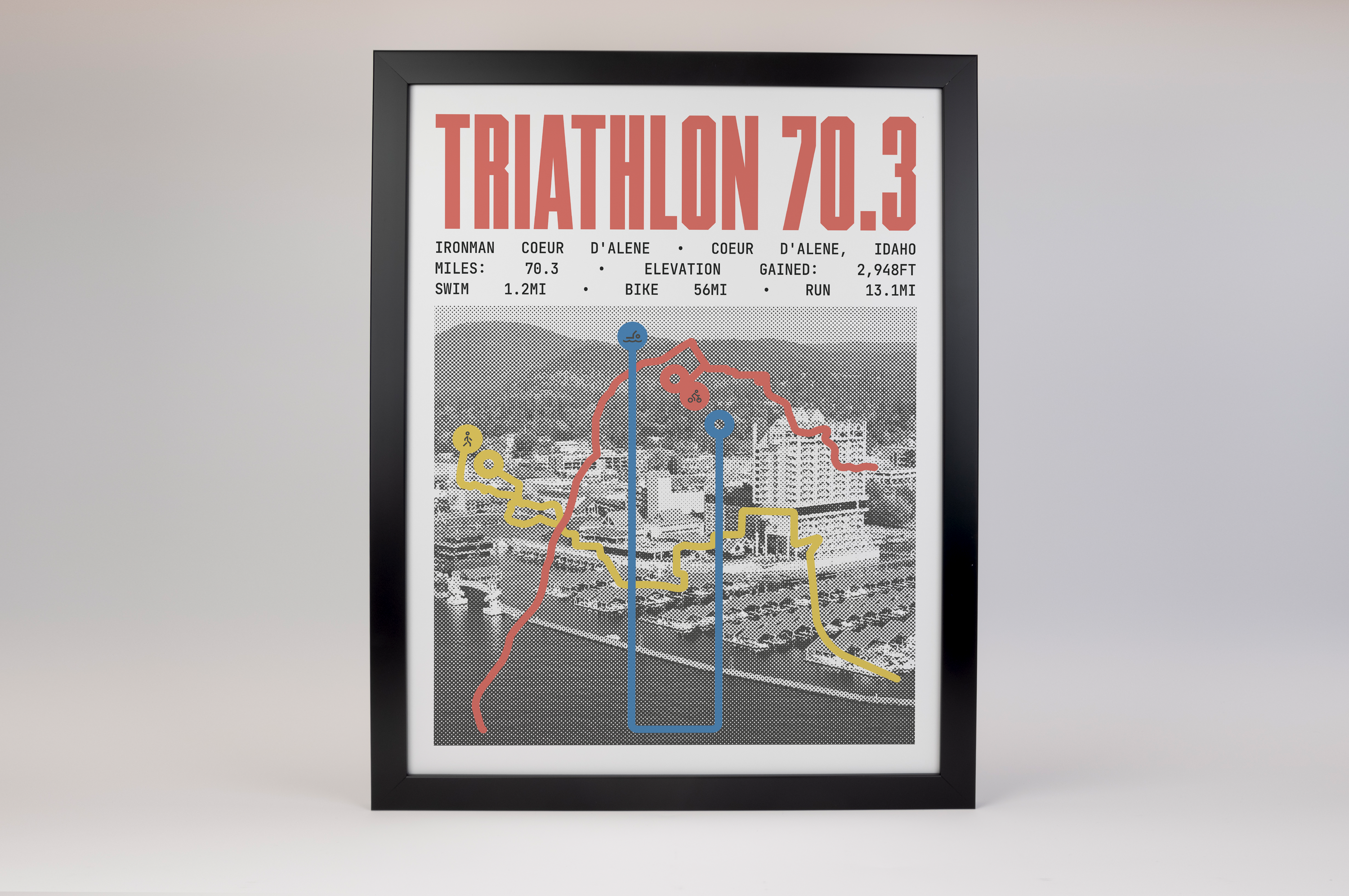 Ironman 70.3 Coeur D'alene Poster