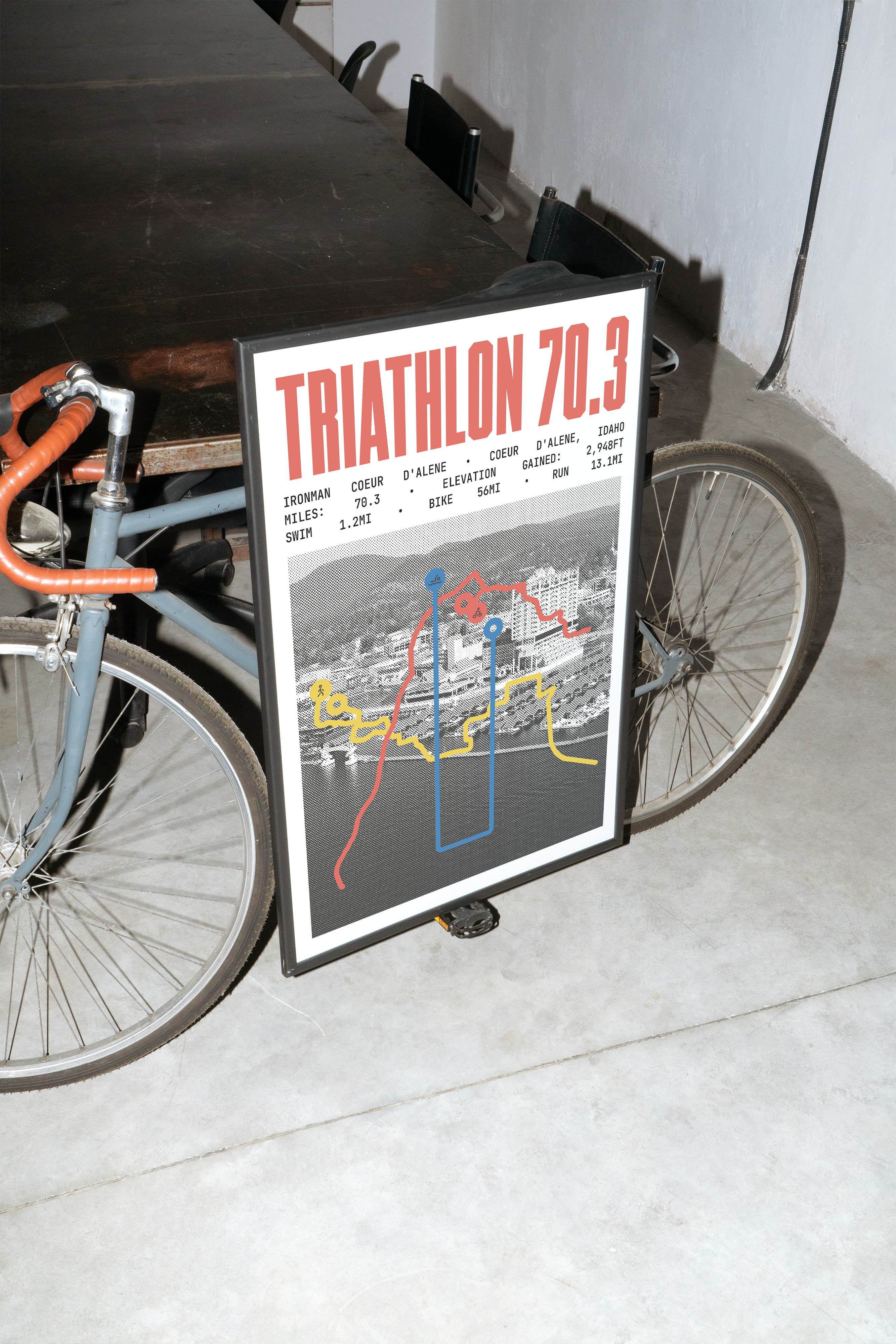 Ironman 70.3 Coeur D'alene Poster