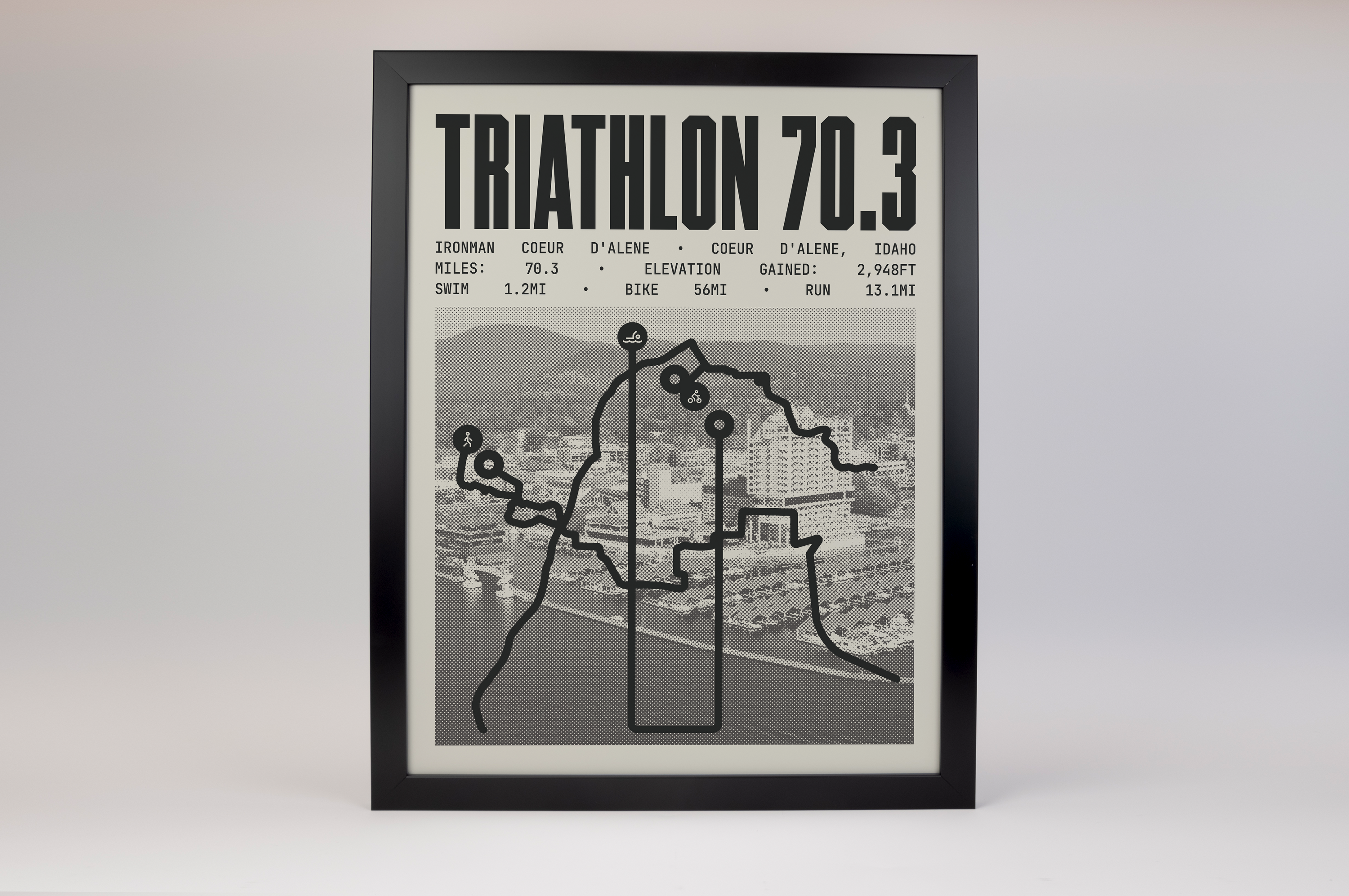 Ironman 70.3 Coeur D'alene Poster