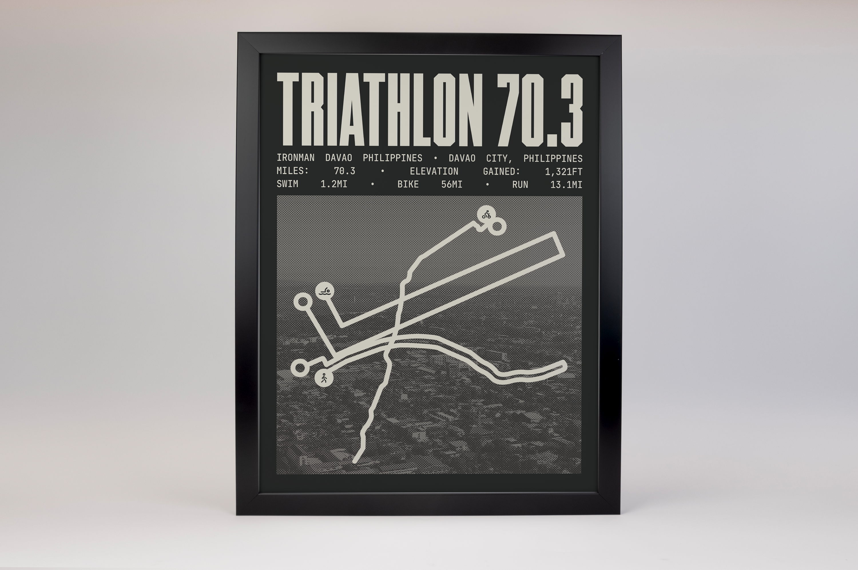 Ironman 70.3 Davao Philippines Poster