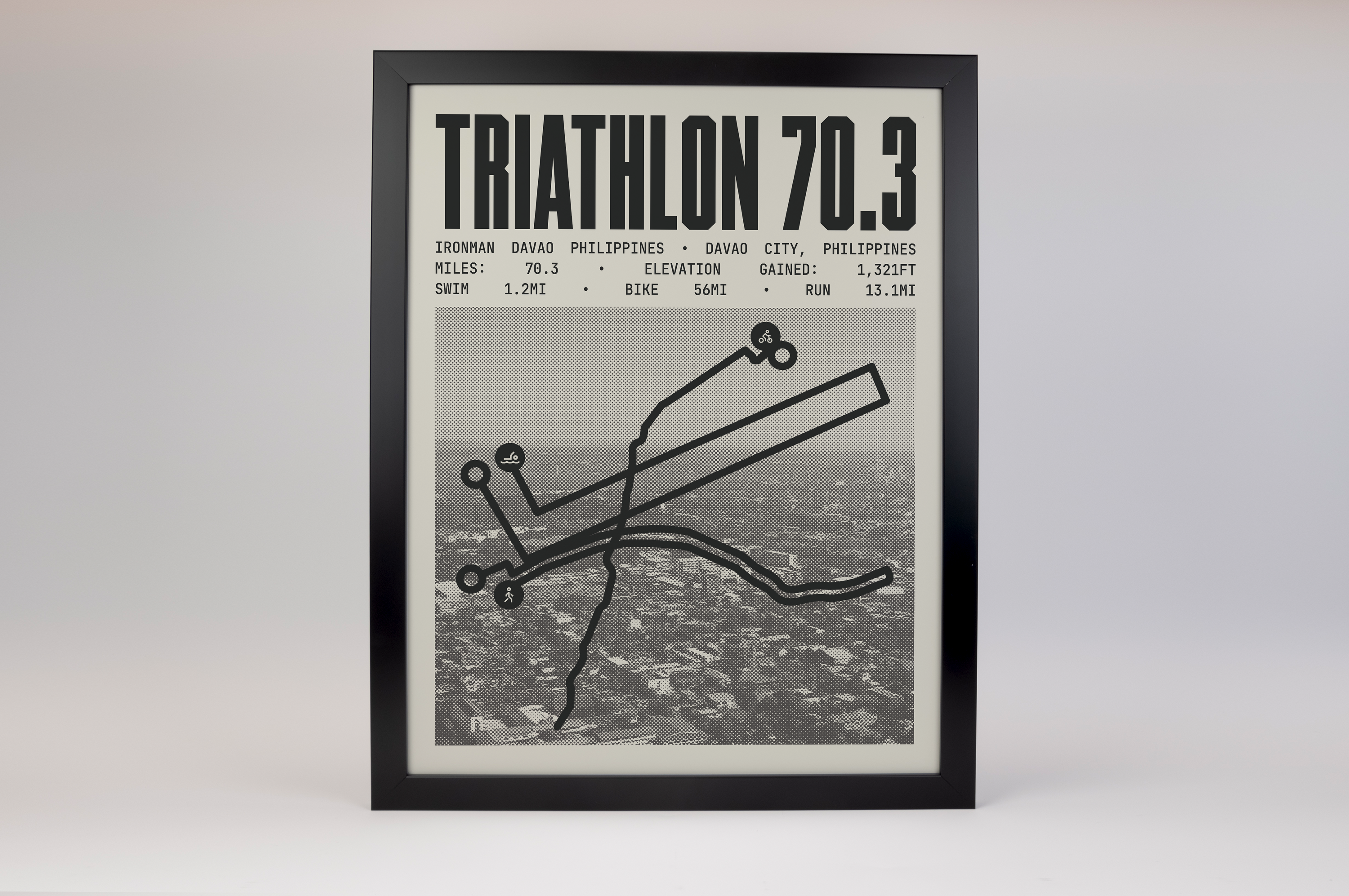 Ironman 70.3 Davao Philippines Poster