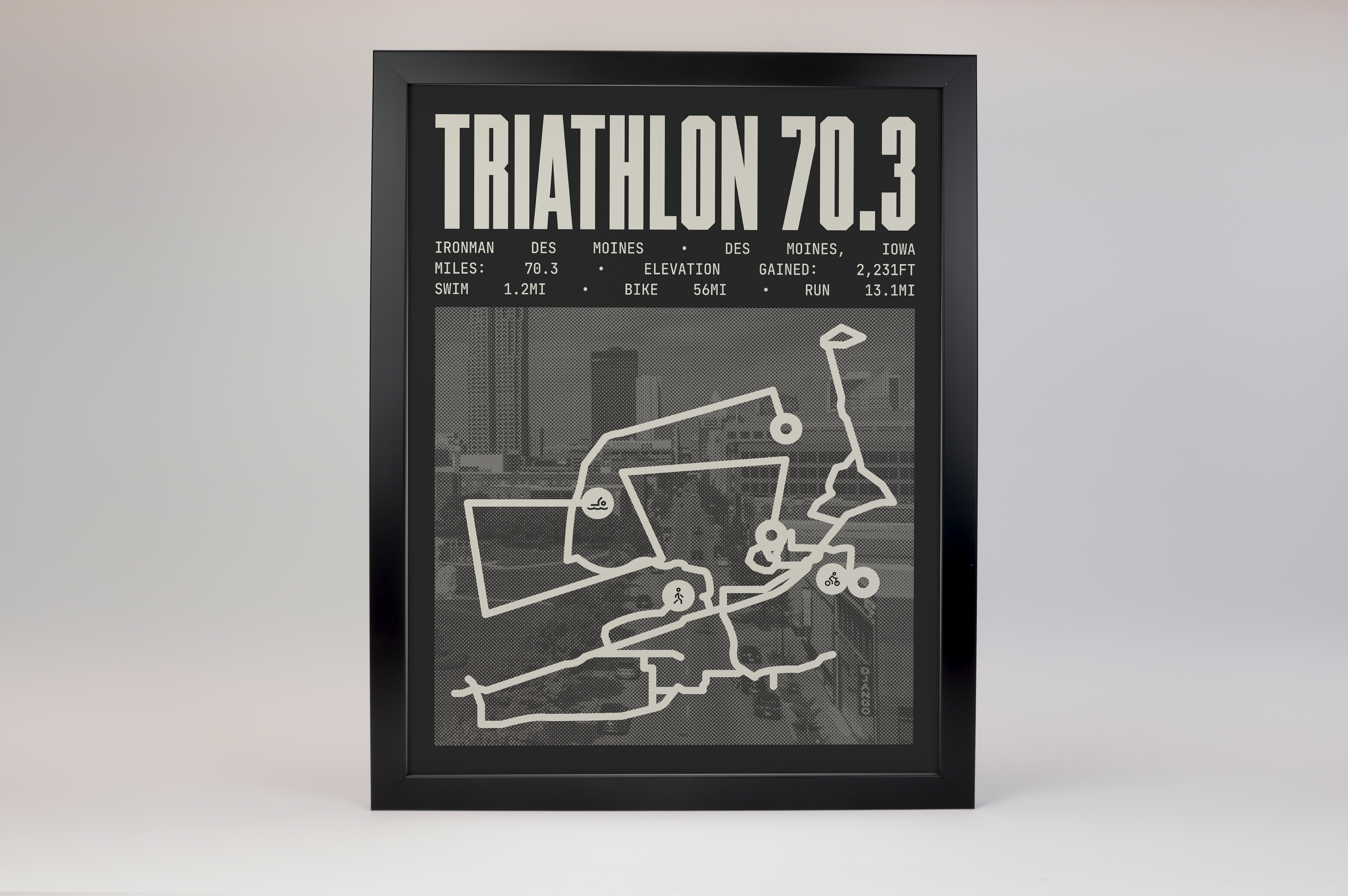 Ironman 70.3 Des Moines Poster