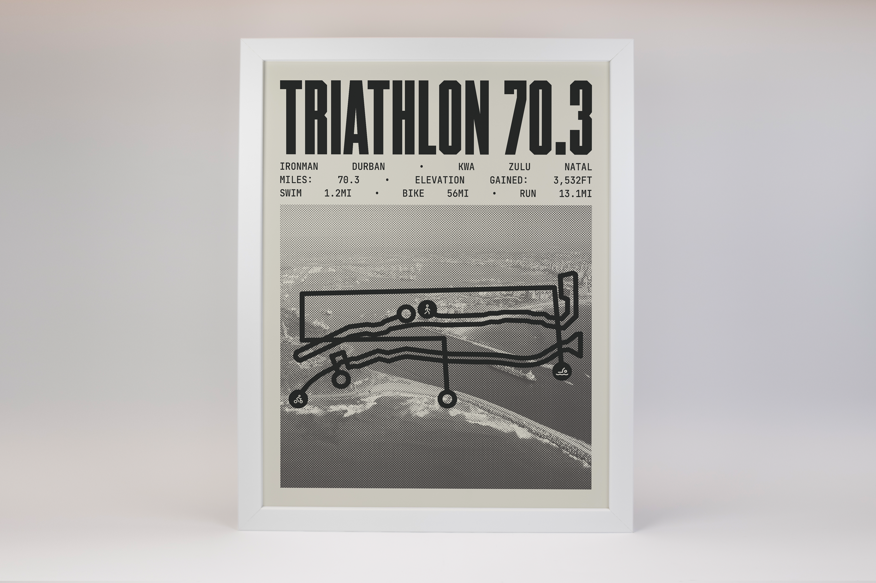 Ironman 70.3 Durban Poster