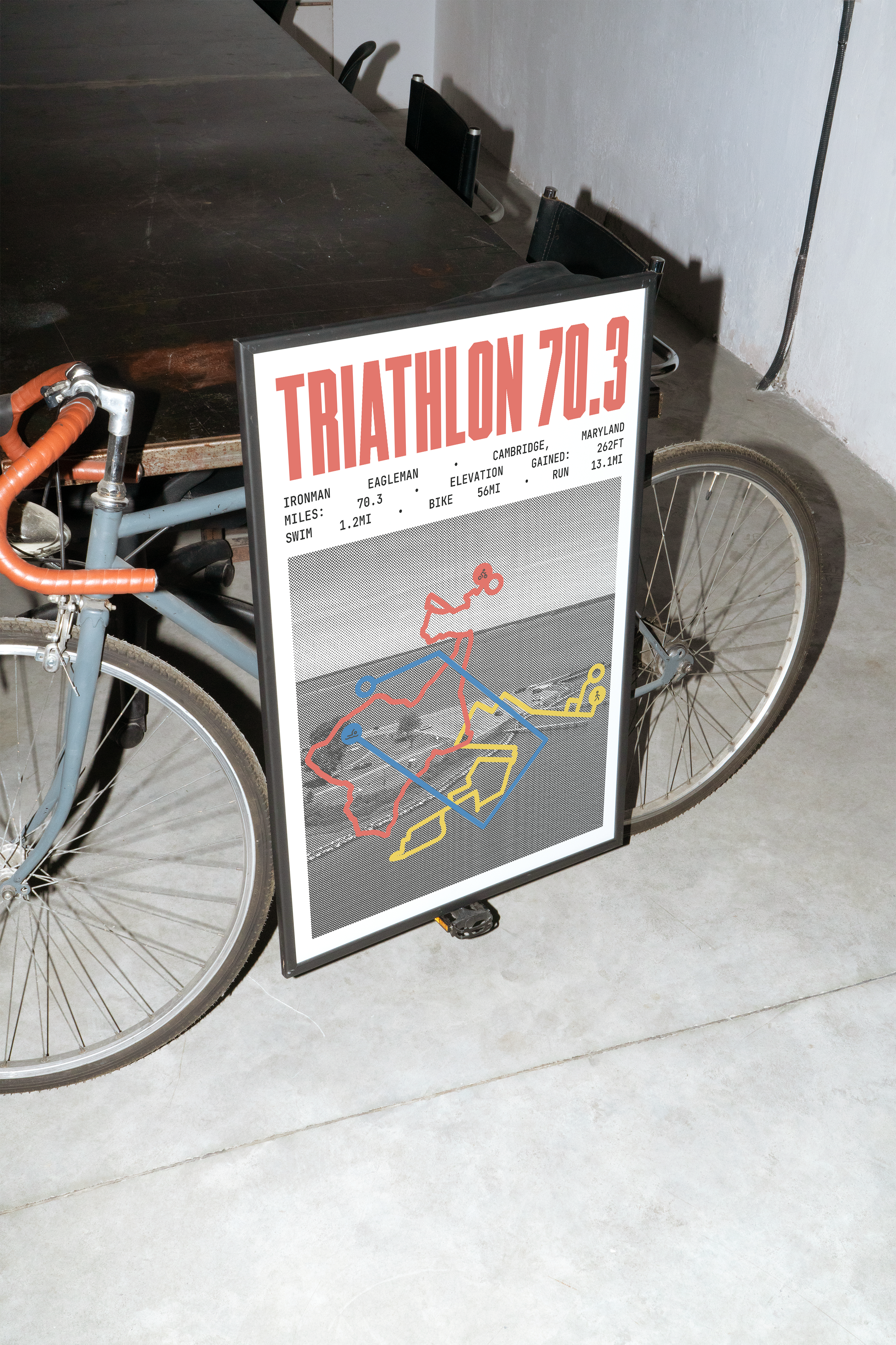 Ironman 70.3 Eagleman Poster
