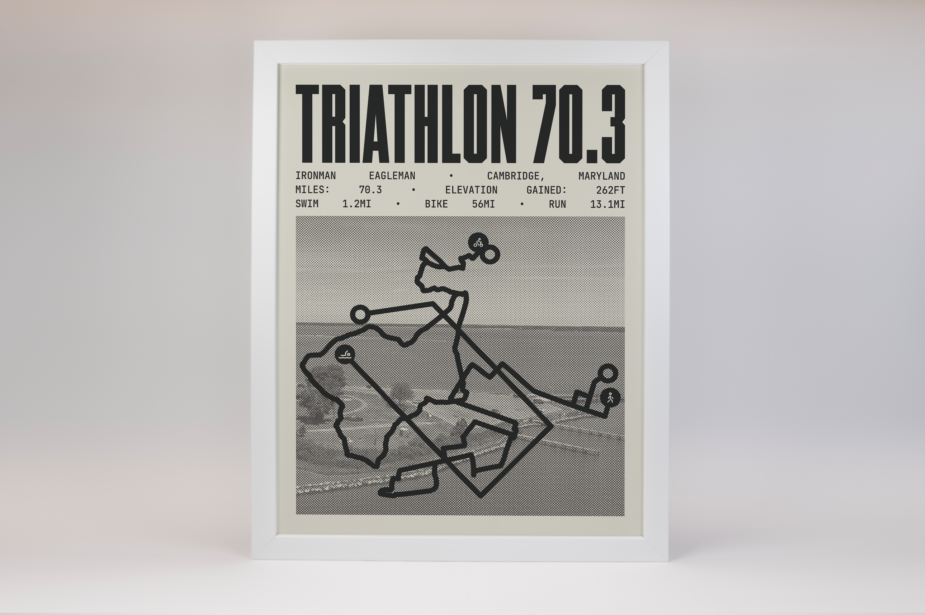 Ironman 70.3 Eagleman Poster