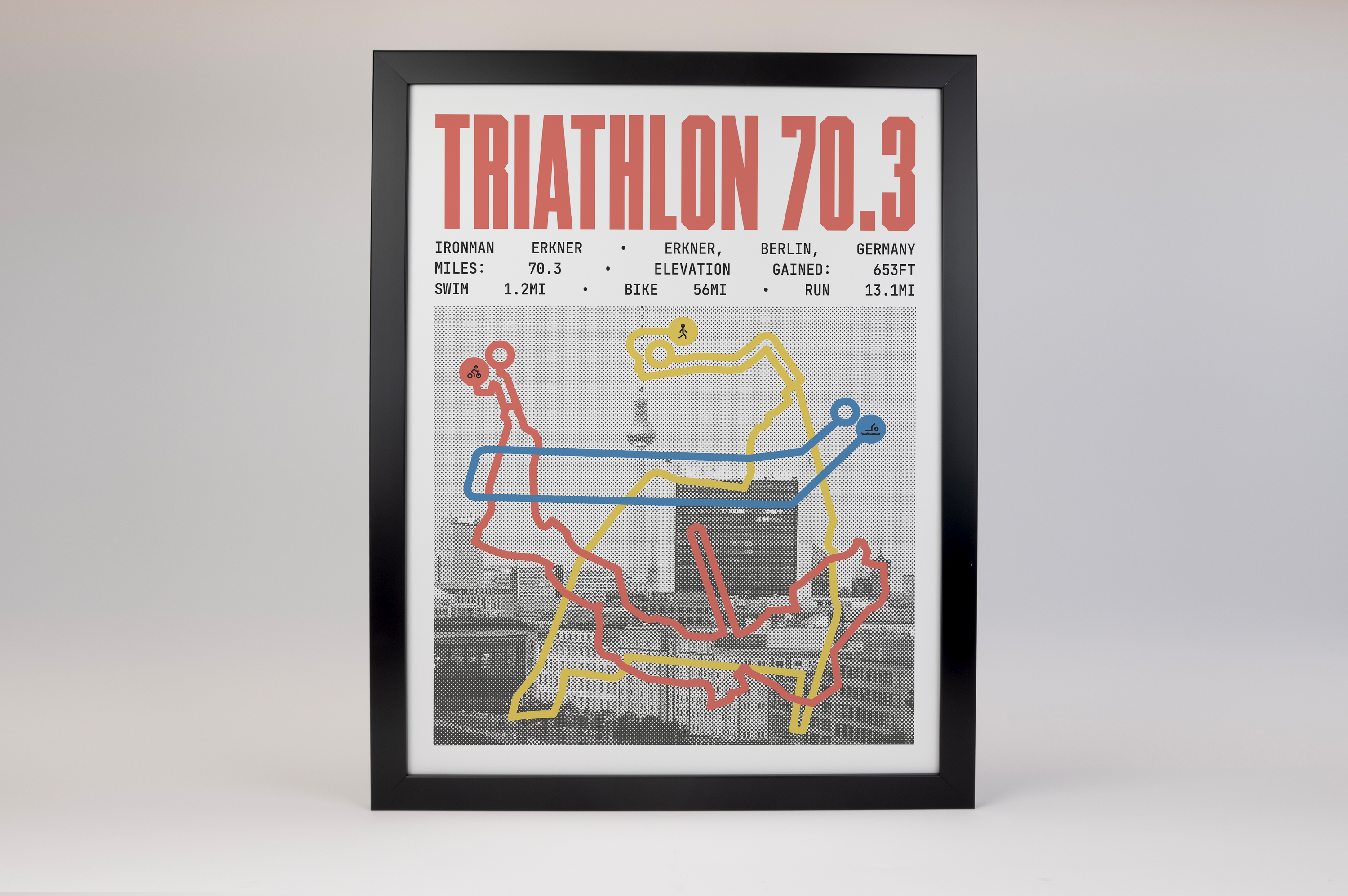 Ironman 70.3 Erkner Poster