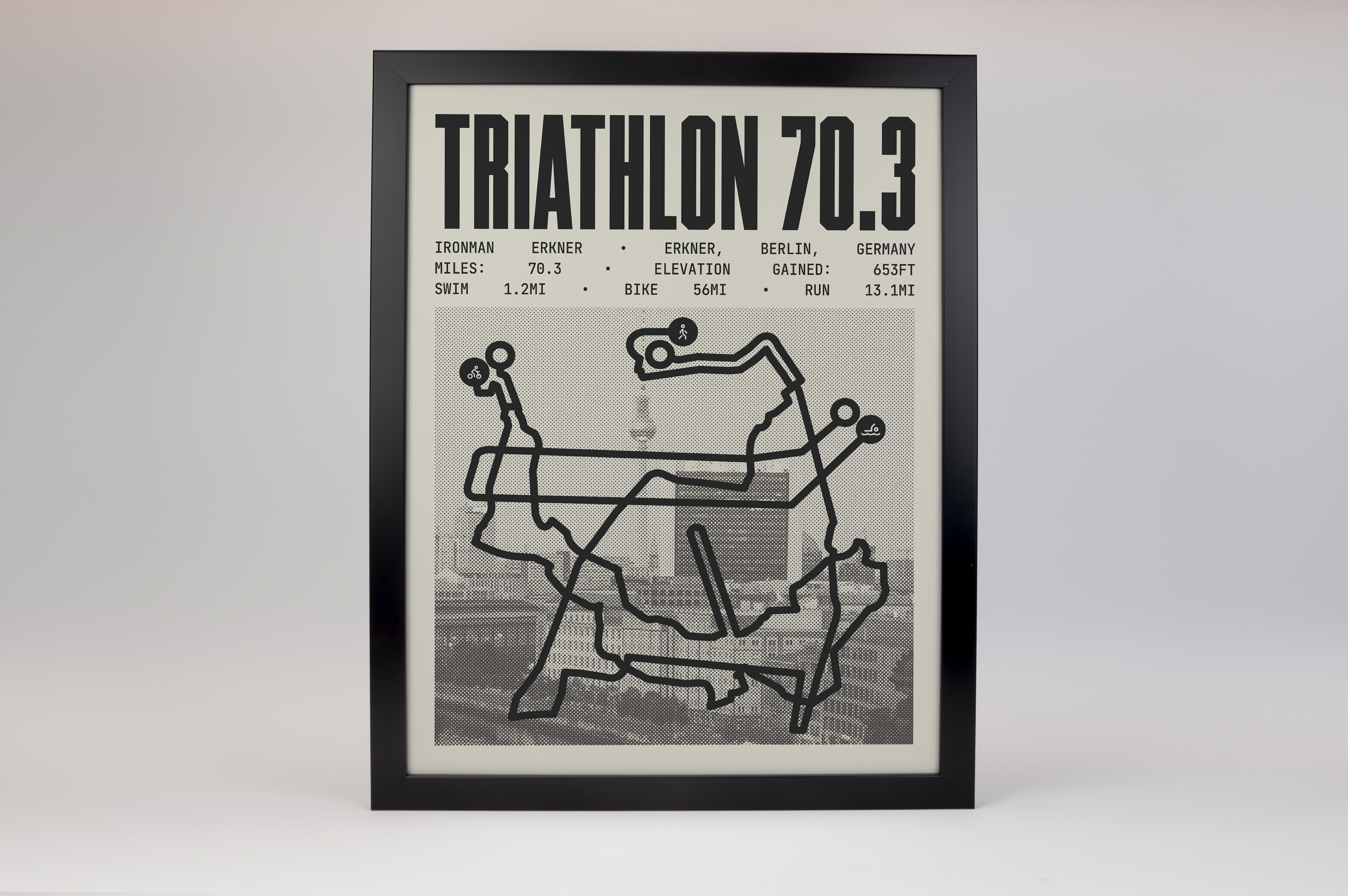 Ironman 70.3 Erkner Poster