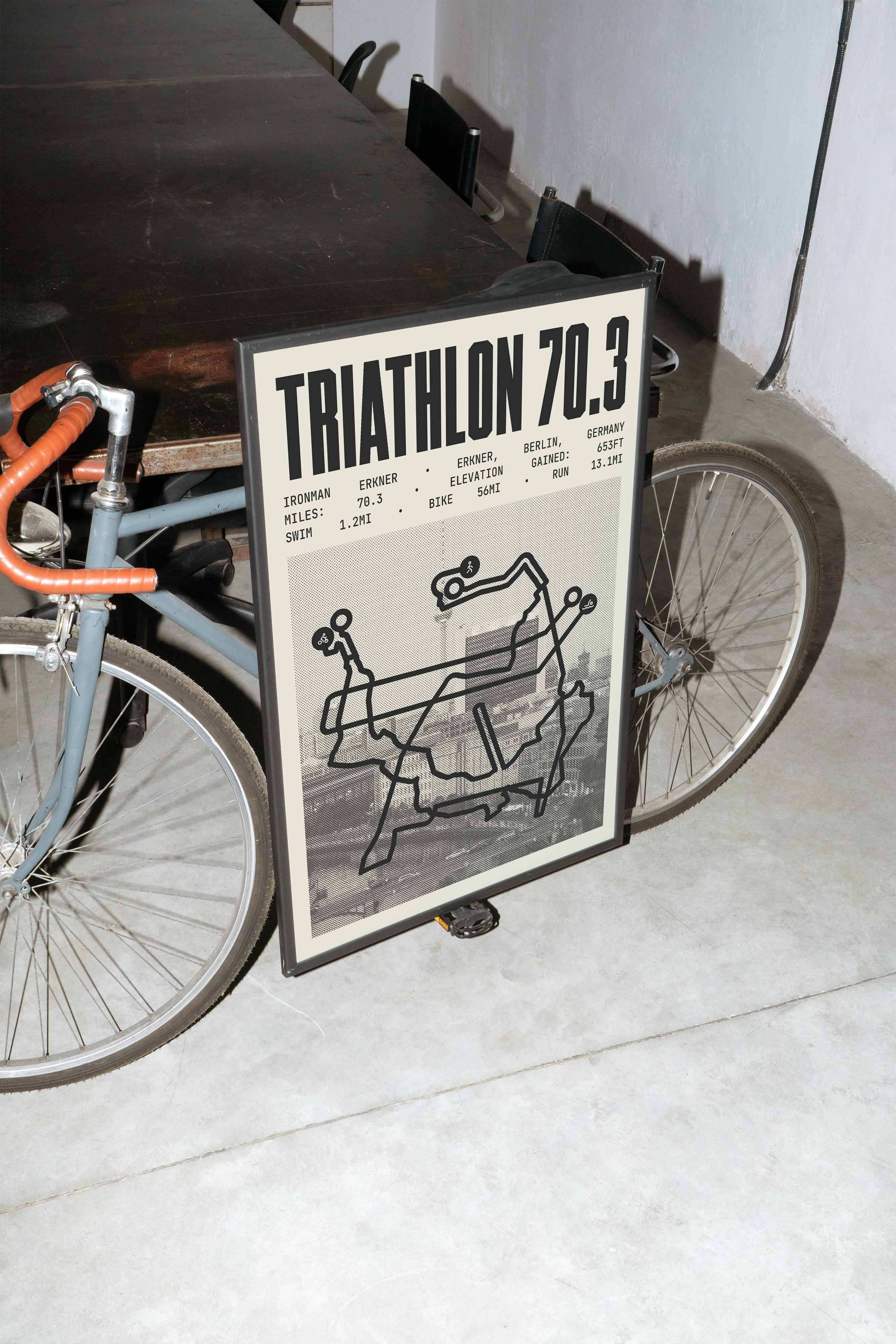 Ironman 70.3 Erkner Poster