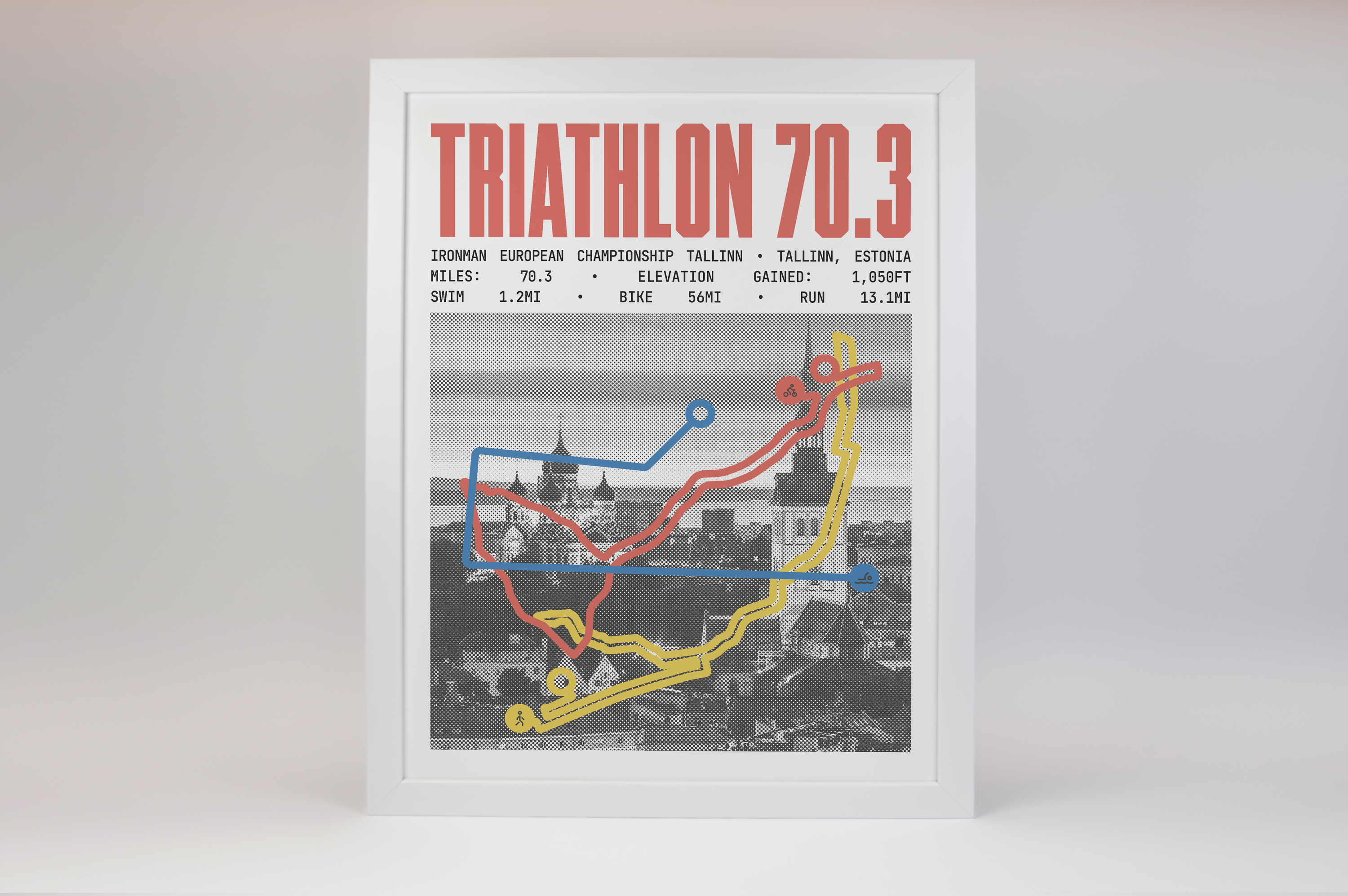 Ironman 70.3 European Championship Tallinn Poster