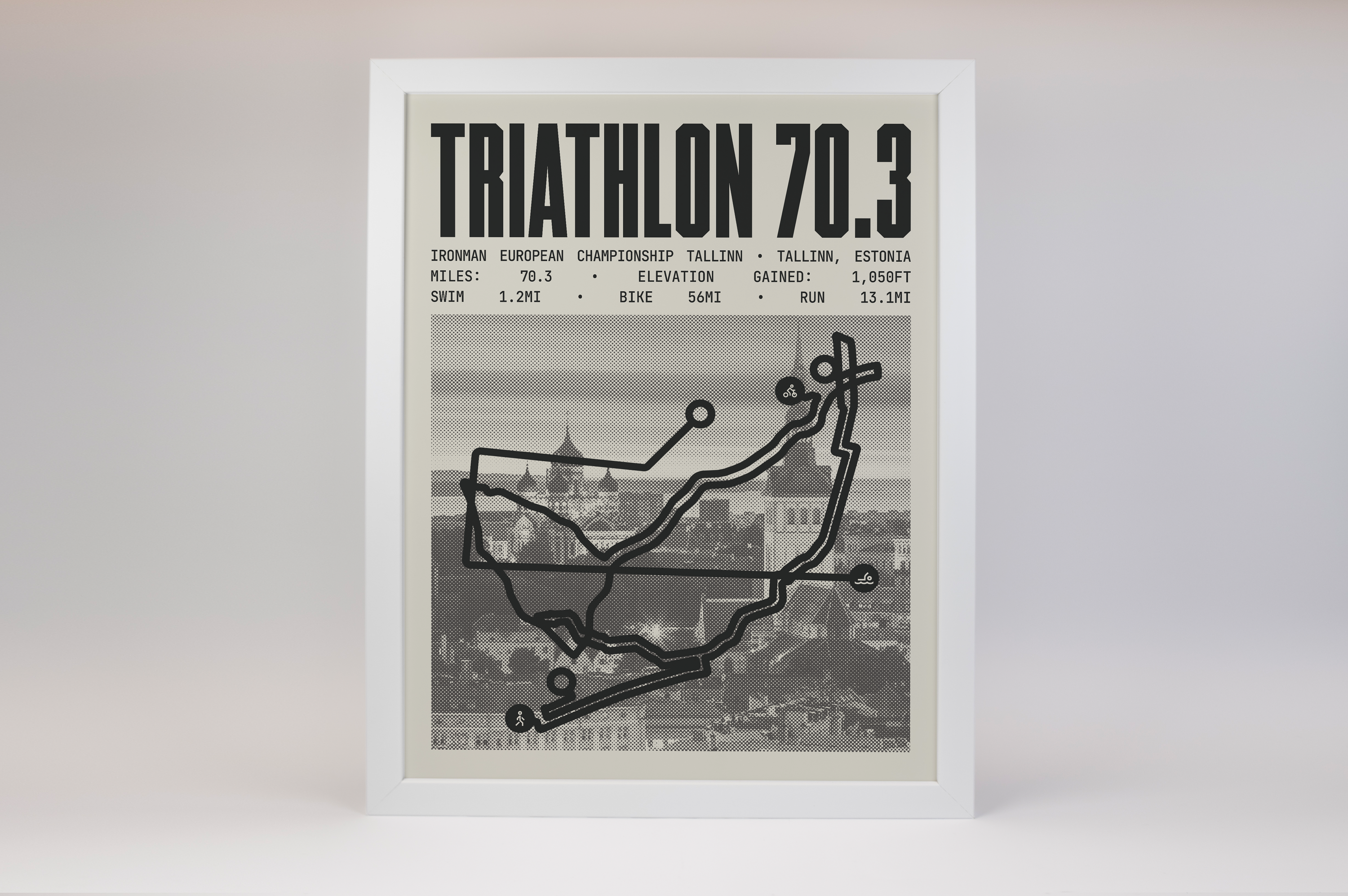 Ironman 70.3 European Championship Tallinn Poster