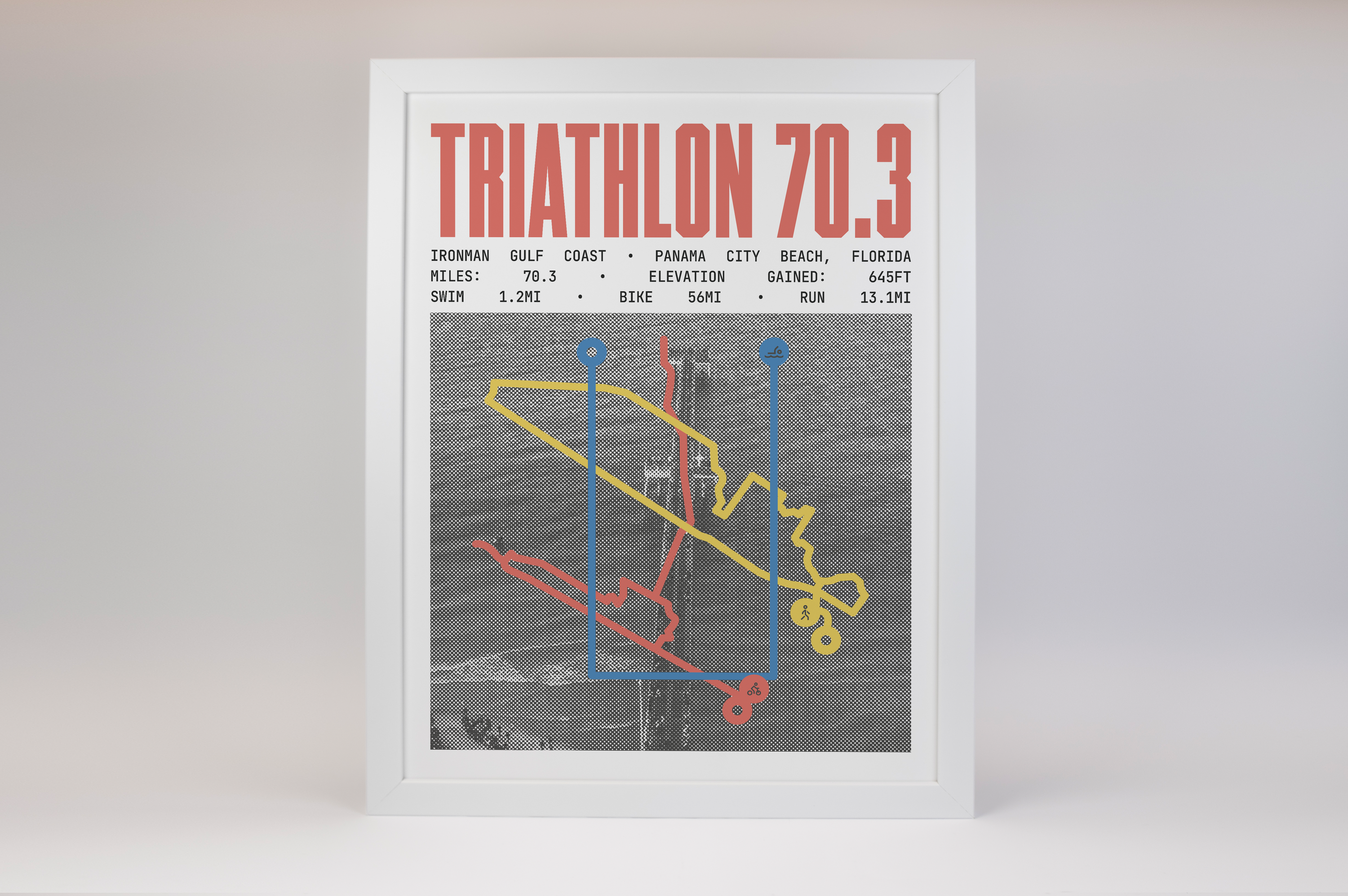Ironman 70.3 Gulf Coast Poster