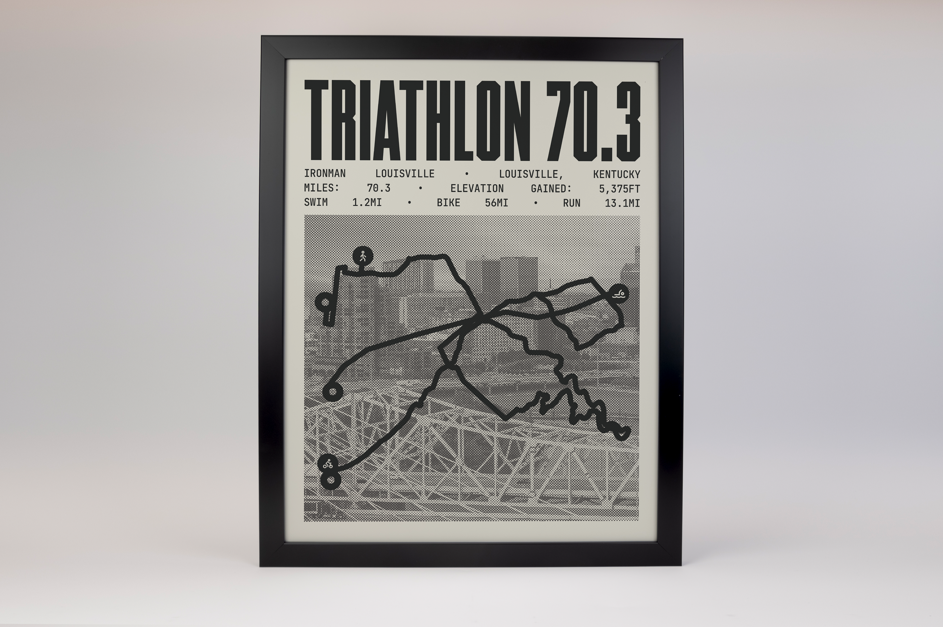Ironman 70.3 Louisville Poster