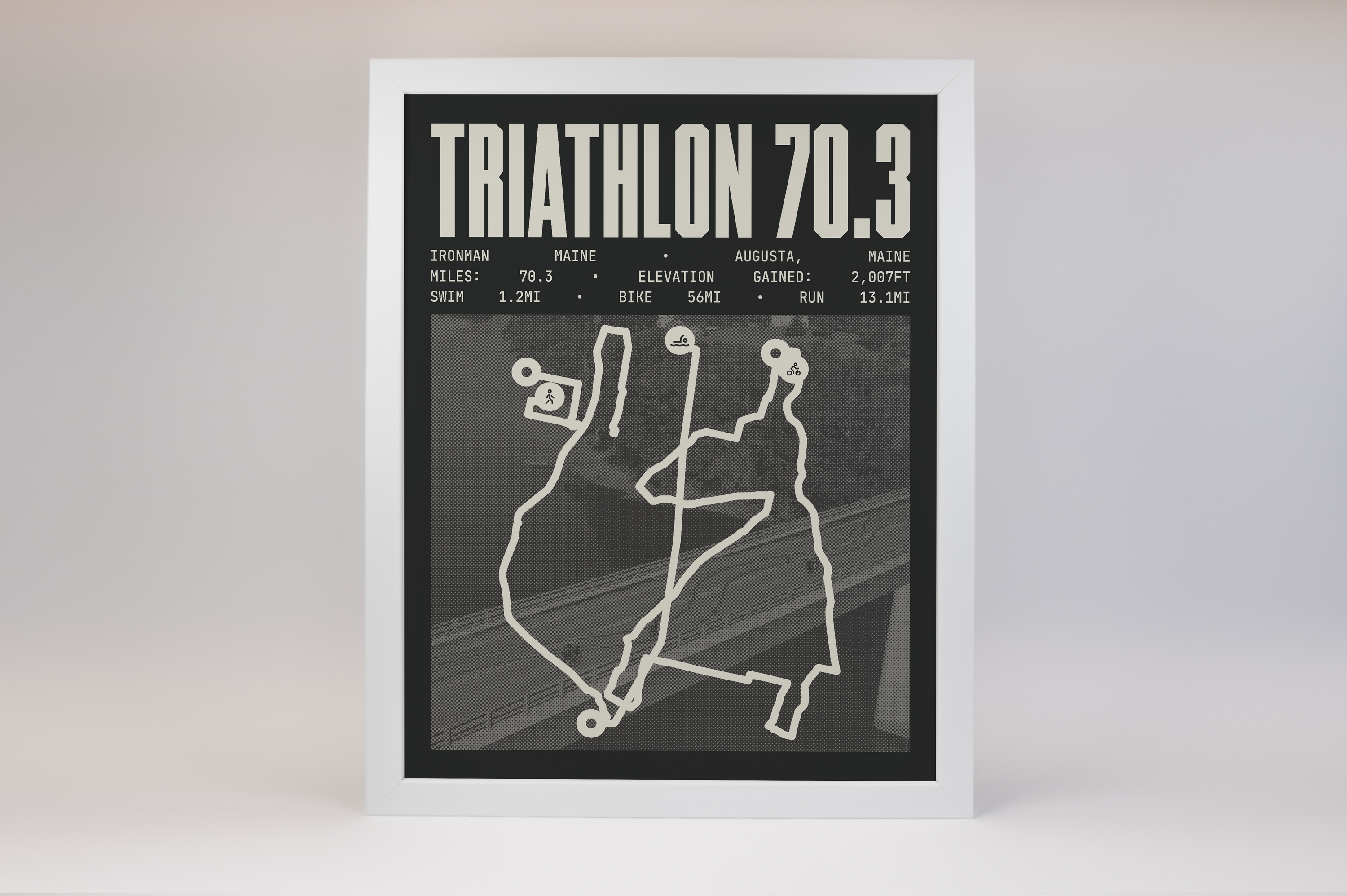 Ironman 70.3 Maine Poster