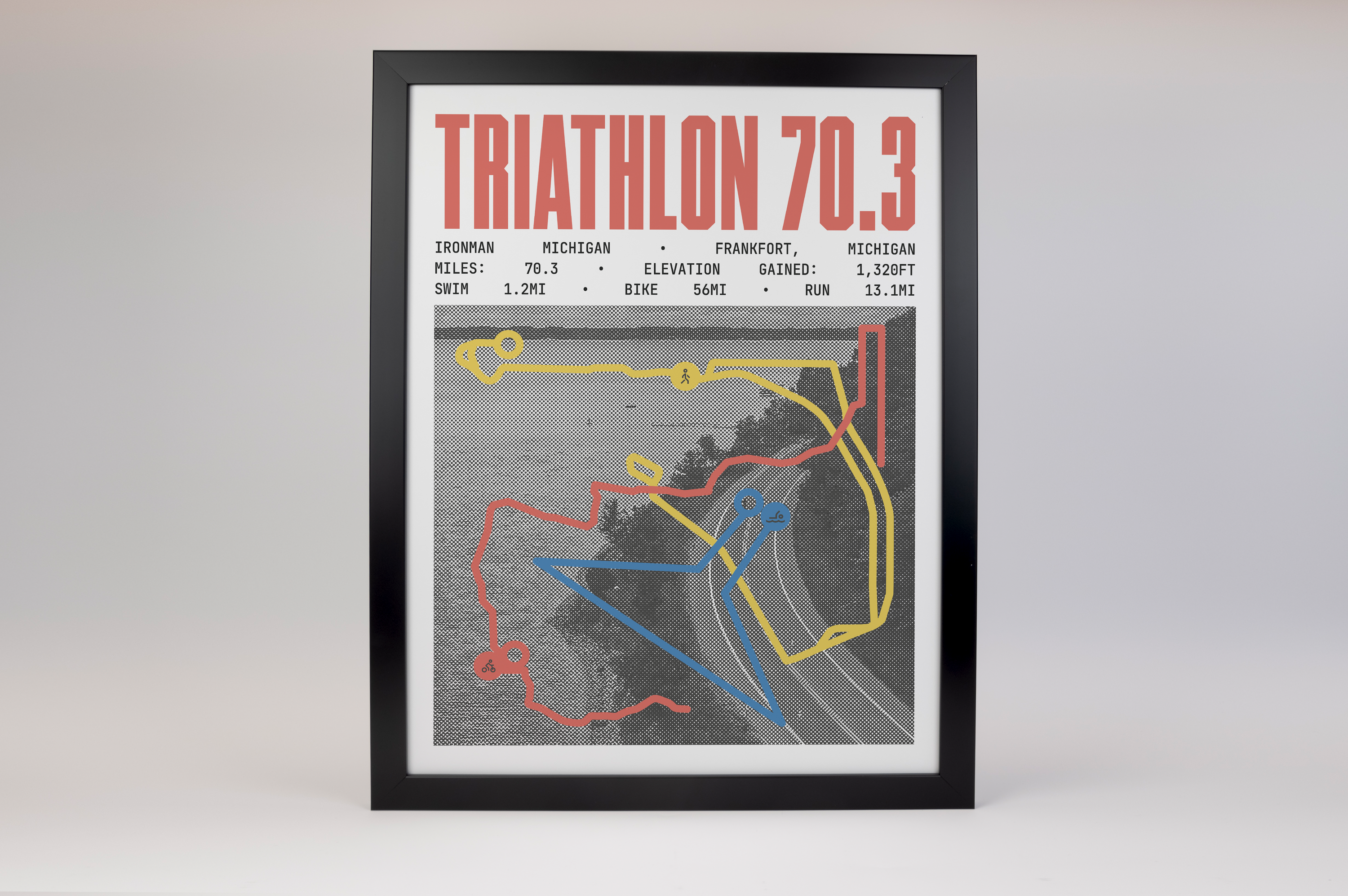 Ironman 70.3 Michigan Poster