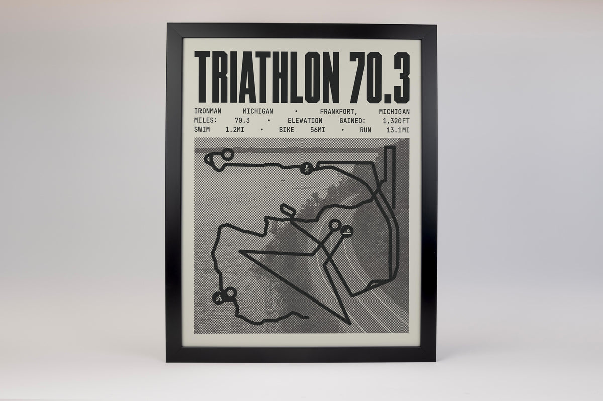 Ironman 70.3 Michigan Poster