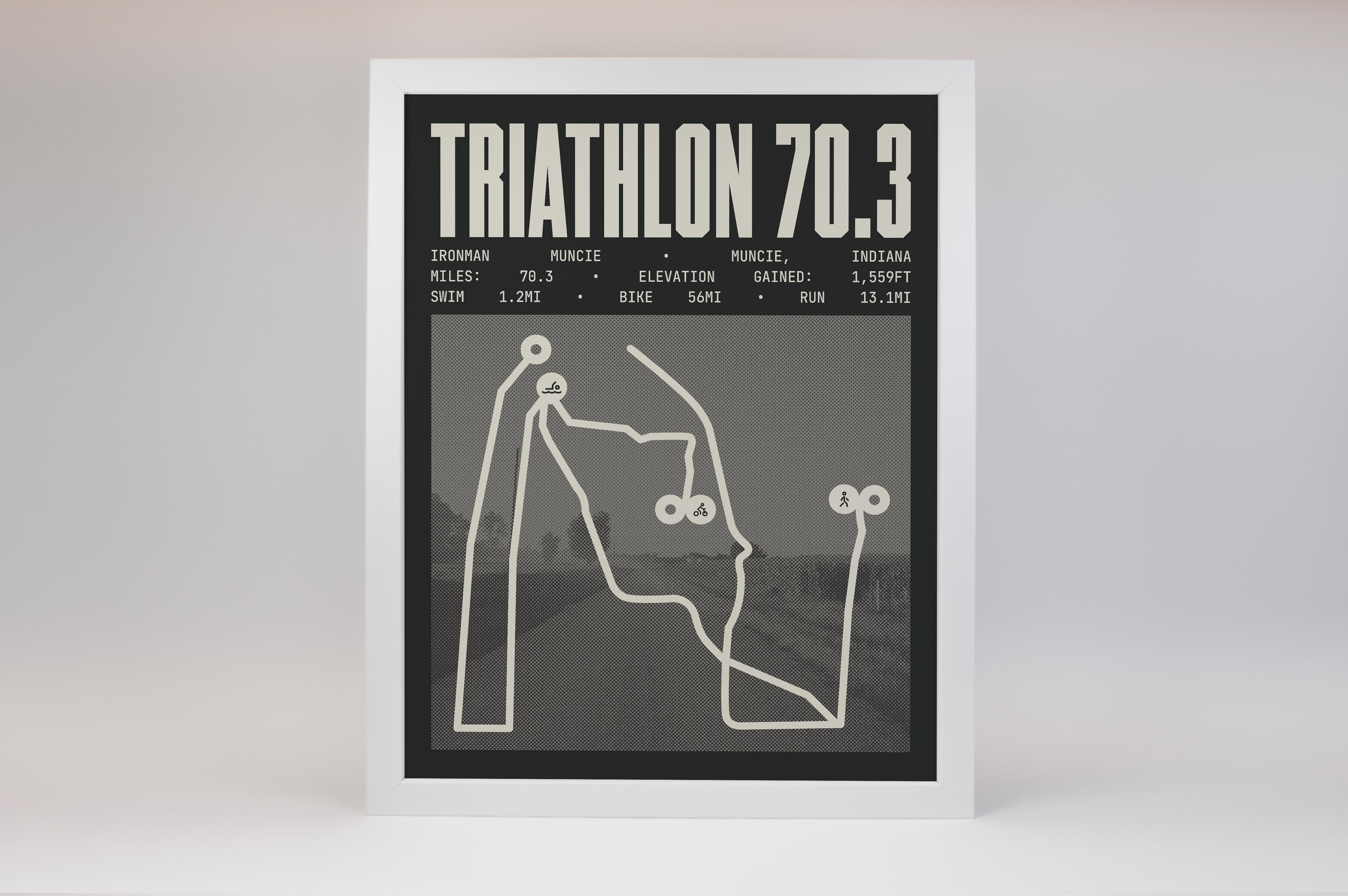 Ironman 70.3 Muncie Poster