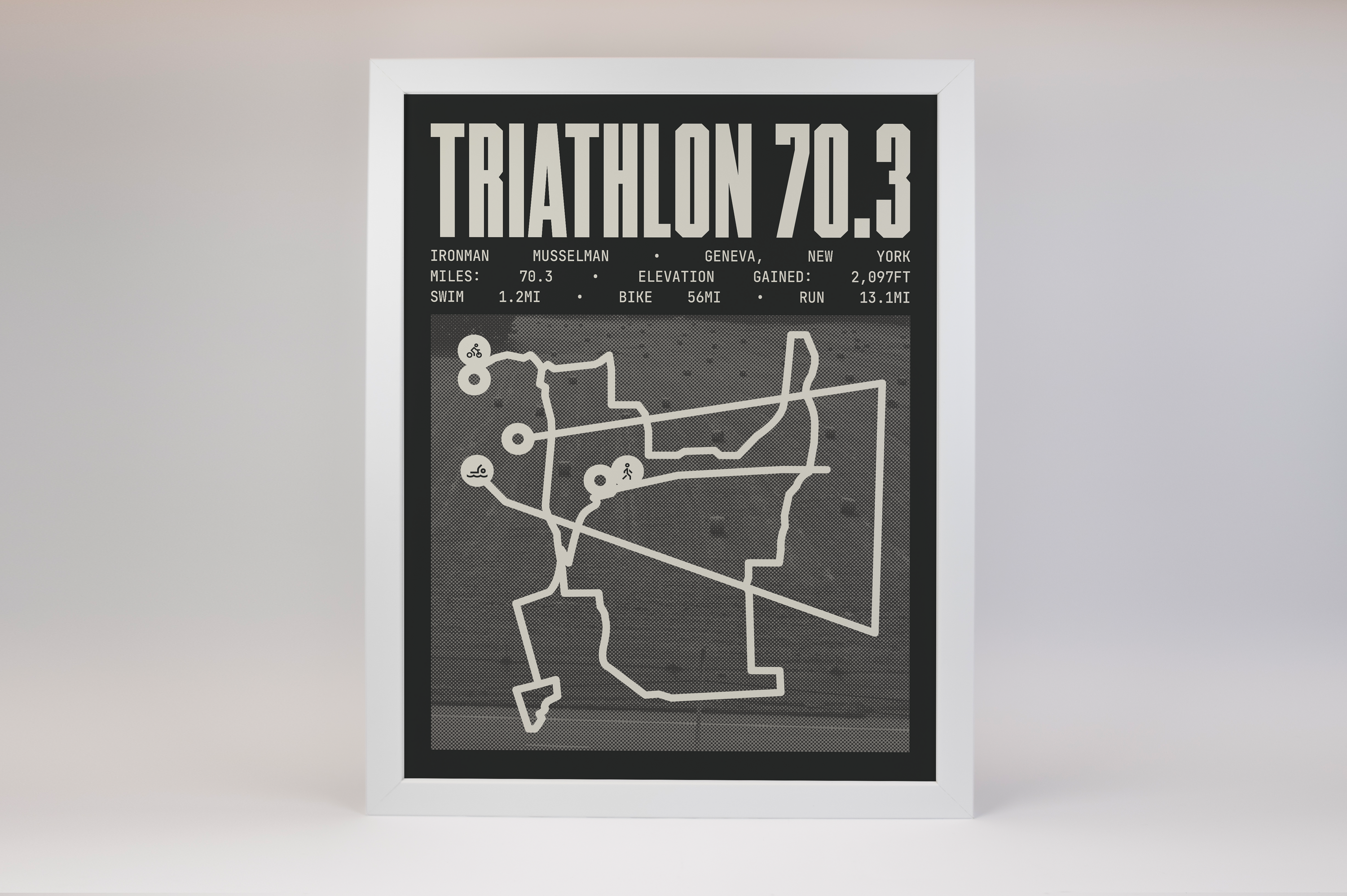 Ironman 70.3 Musselman Poster