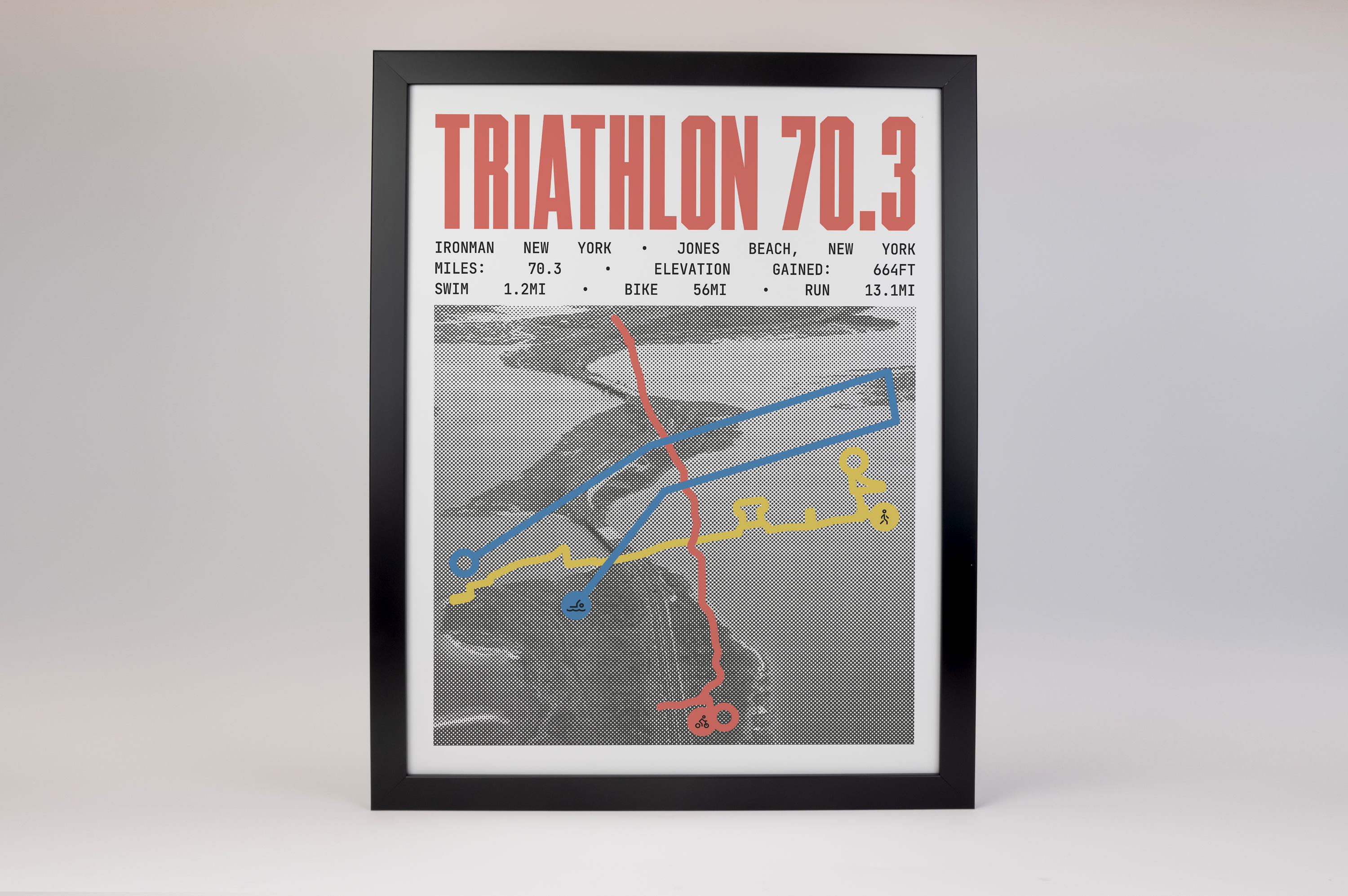Ironman 70.3 New York Poster