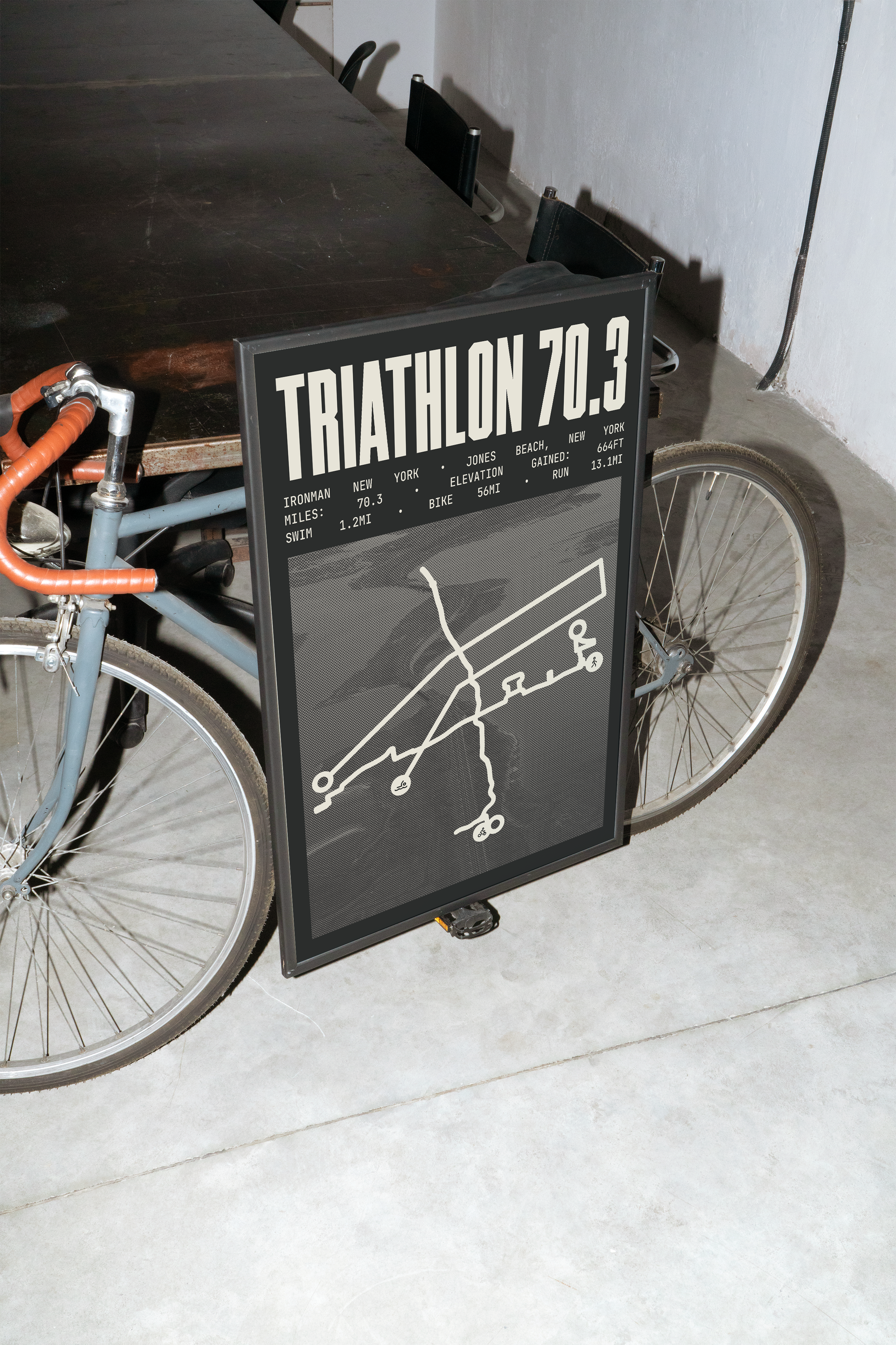 Ironman 70.3 New York Poster